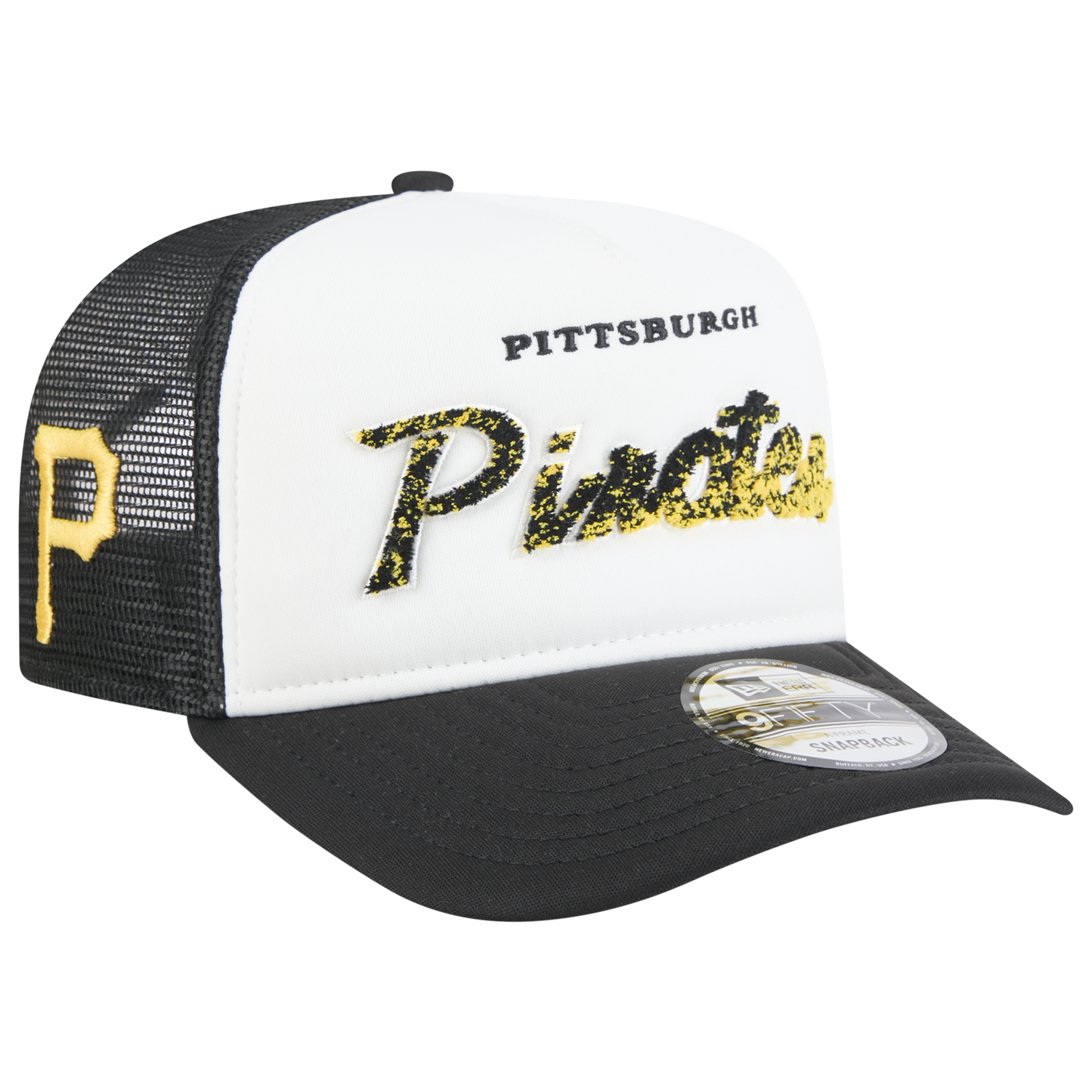 New Era Pirates F1 9FIFTY A-Frame Cap - Men's - Black/Chalk White
