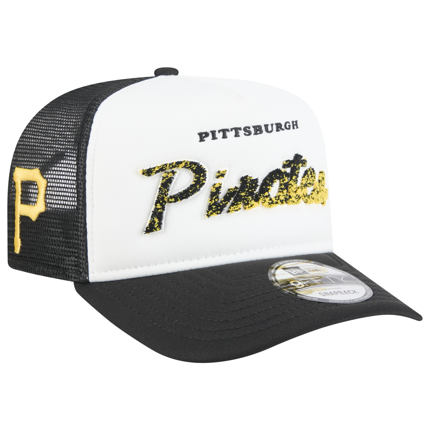 New Era Pirates F1 9FIFTY A-Frame Cap - Men's - Black/Chalk White