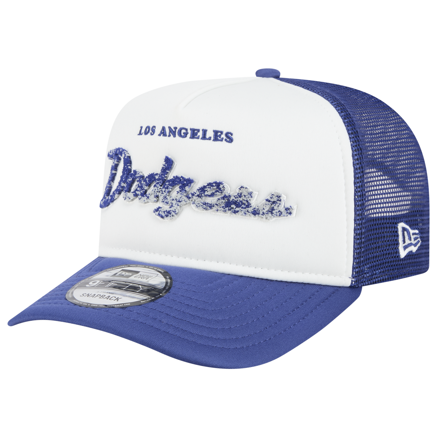 New Era Dodgers F1 9FIFTY A-Frame Cap - Men's - Chalk White/Blue (60915257)