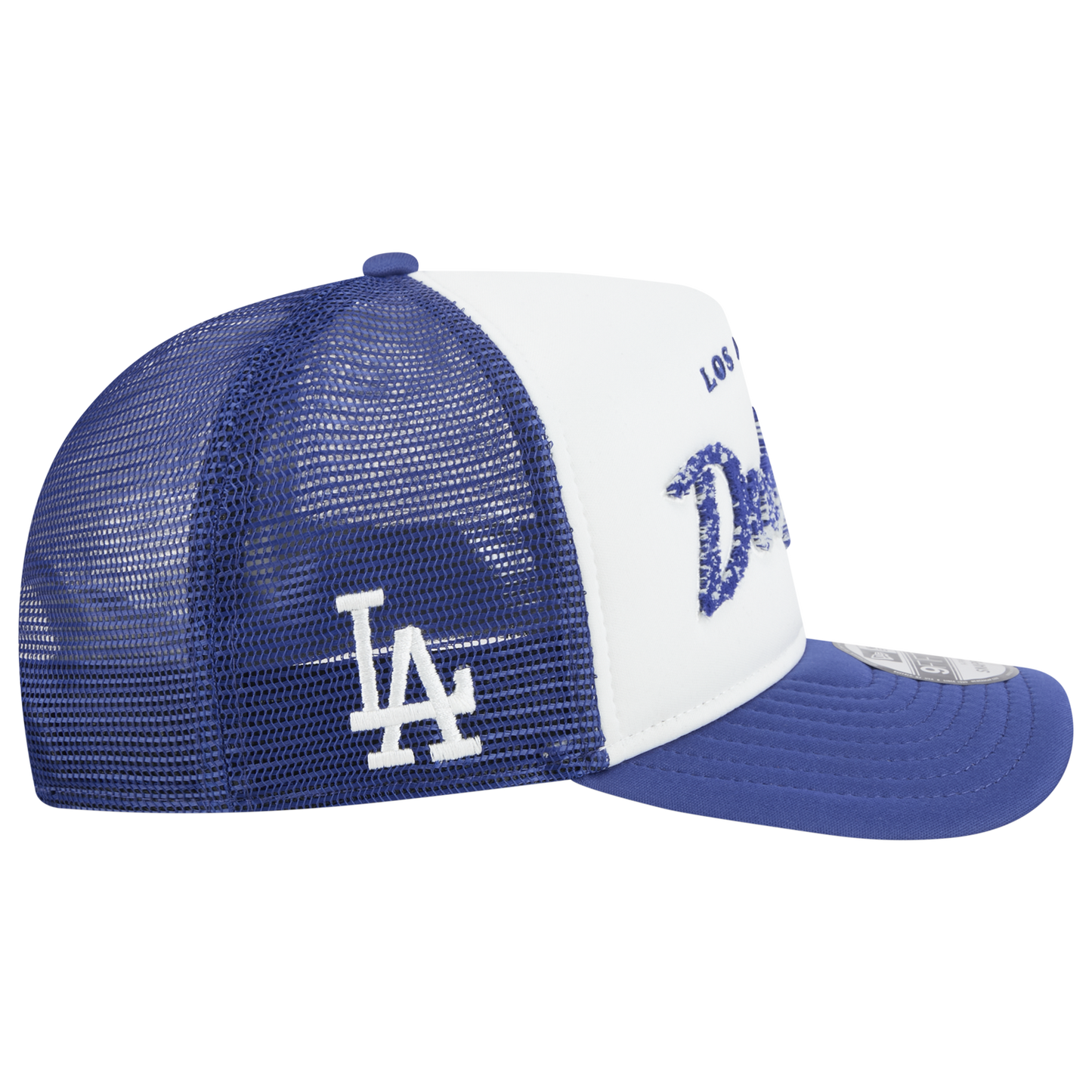 New Era Dodgers F1 9FIFTY A-Frame Cap - Men's - Chalk White/Blue (60915257)