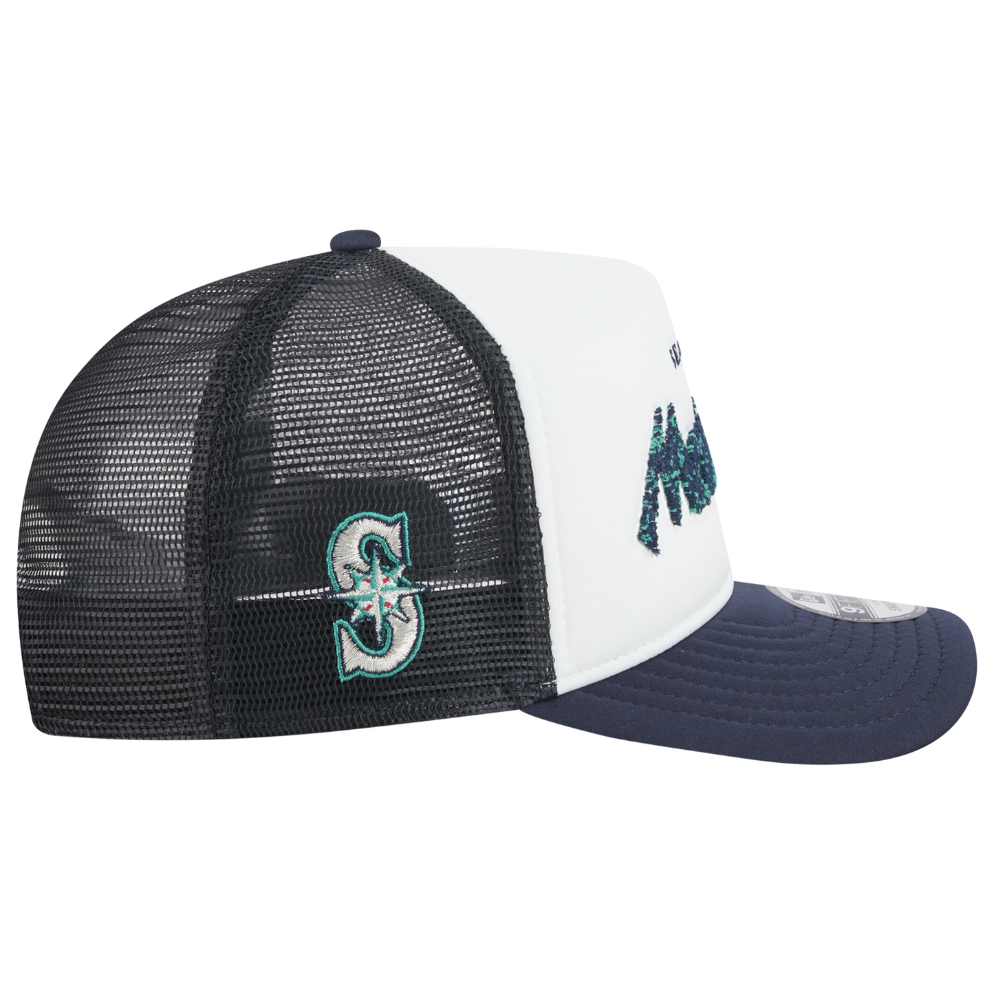 New Era Marlins F1 9FIFTY A-Frame Cap - Men's - Navy/Chalk White