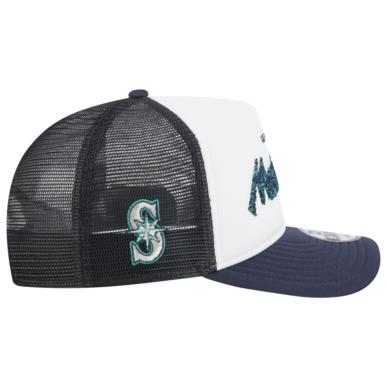 New Era Marlins F1 9FIFTY A-Frame Cap - Men's - Navy/Chalk White