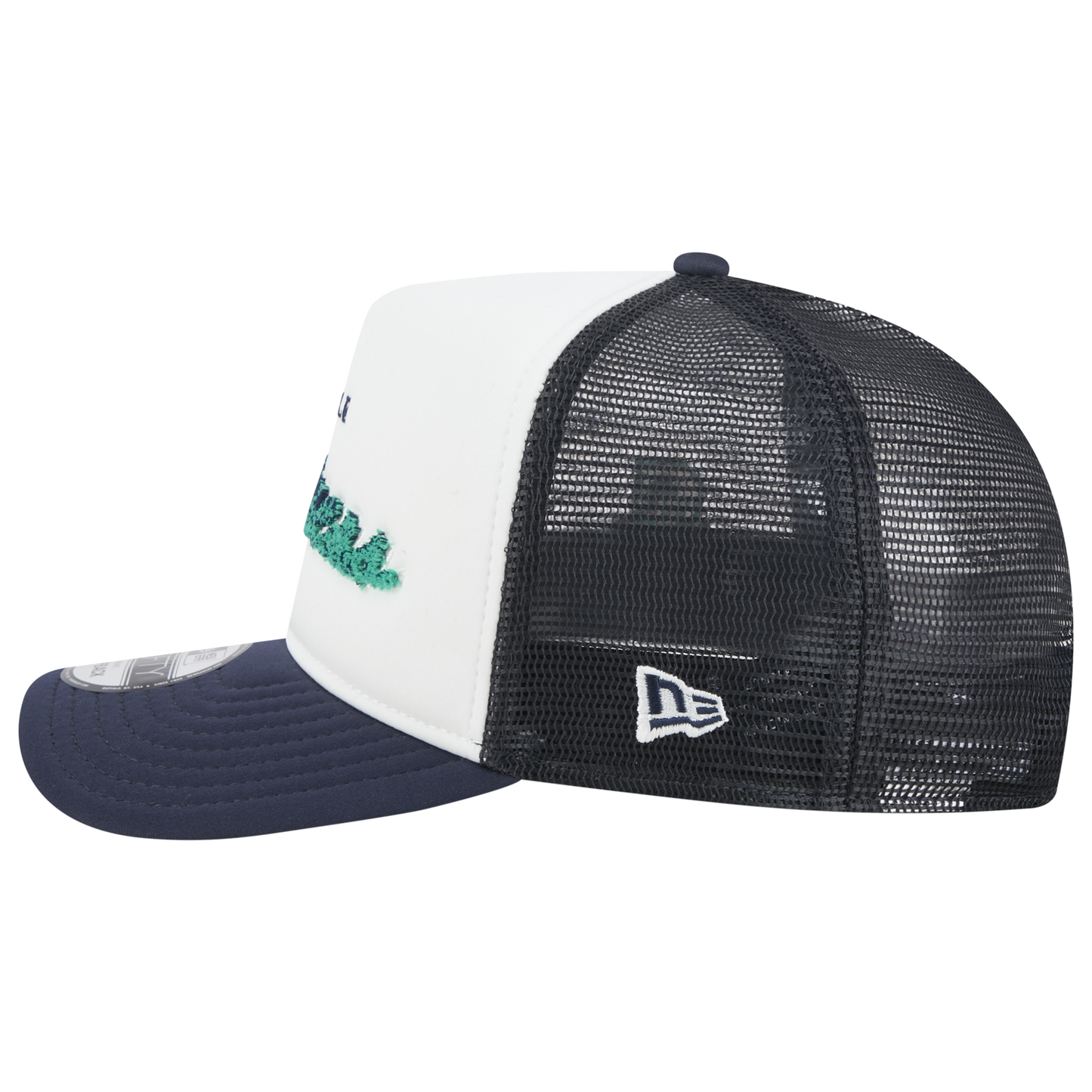 New Era Marlins F1 9FIFTY A-Frame Cap - Men's - Navy/Chalk White