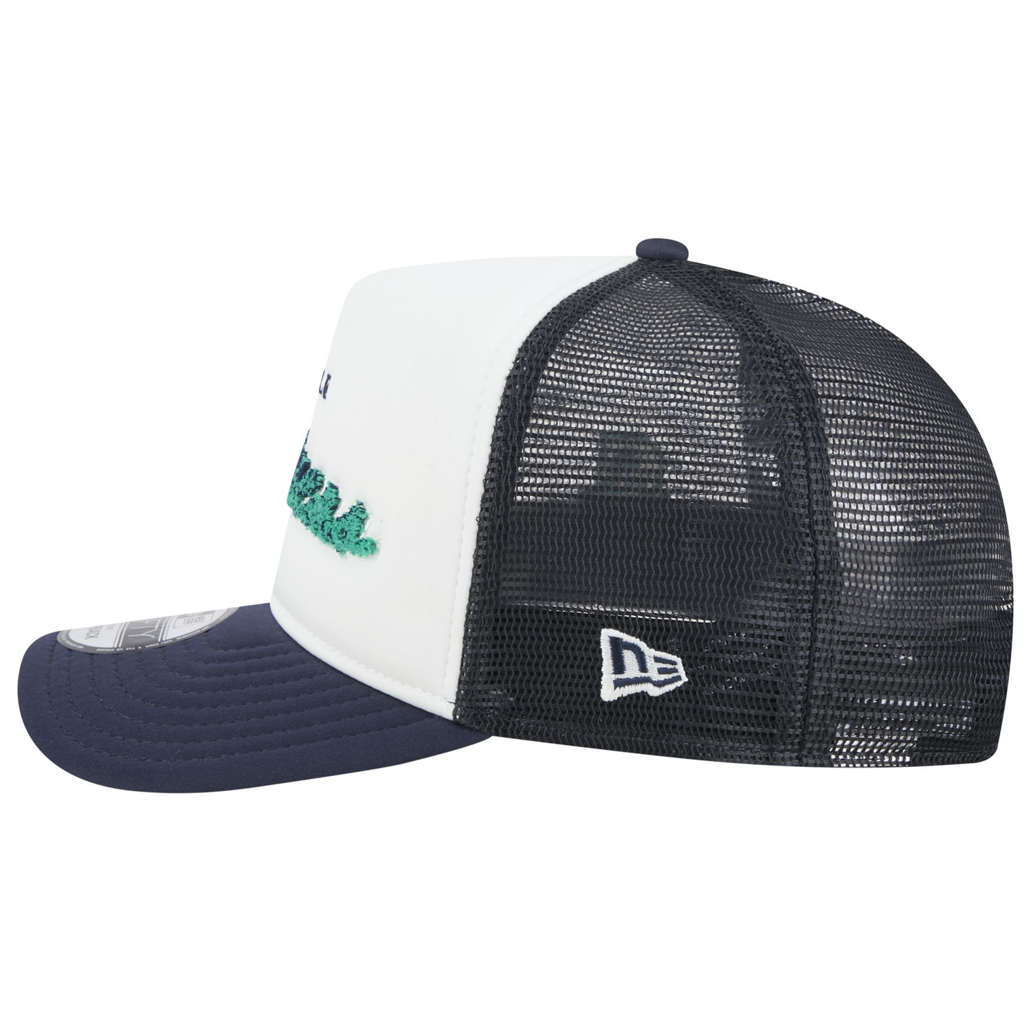 New Era Marlins F1 9FIFTY A-Frame Cap - Men's - Navy/Chalk White