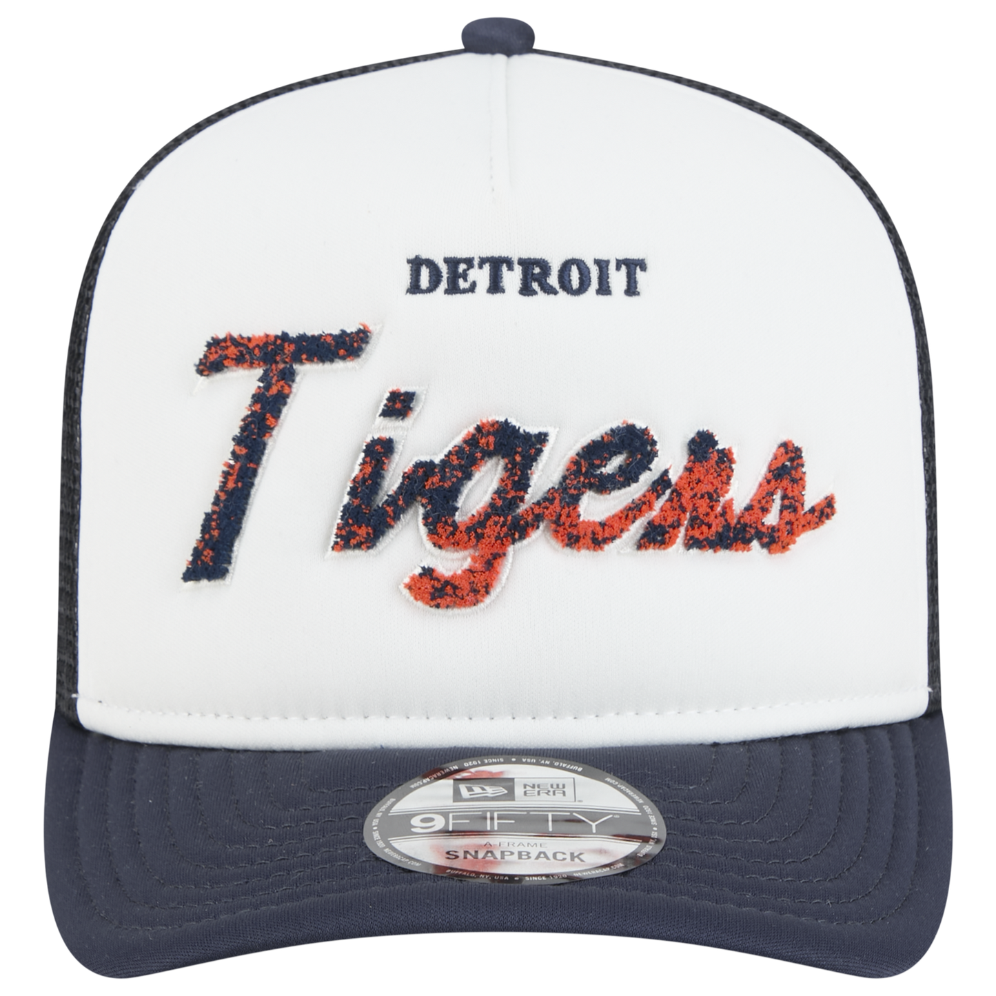 New Era Tigers F1 9FIFTY A-Frame Cap - Men's - Chalk White/Navy