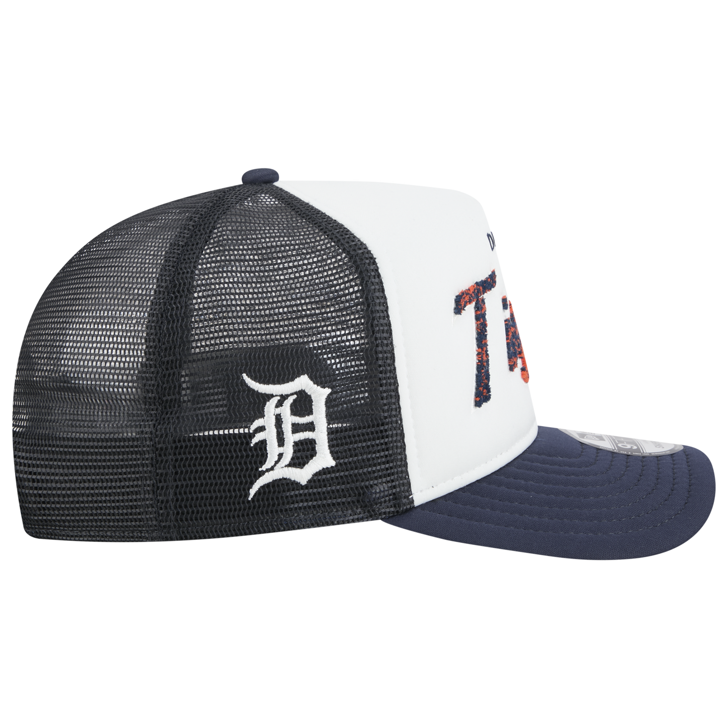 New Era Tigers F1 9FIFTY A-Frame Cap - Men's - Chalk White/Navy