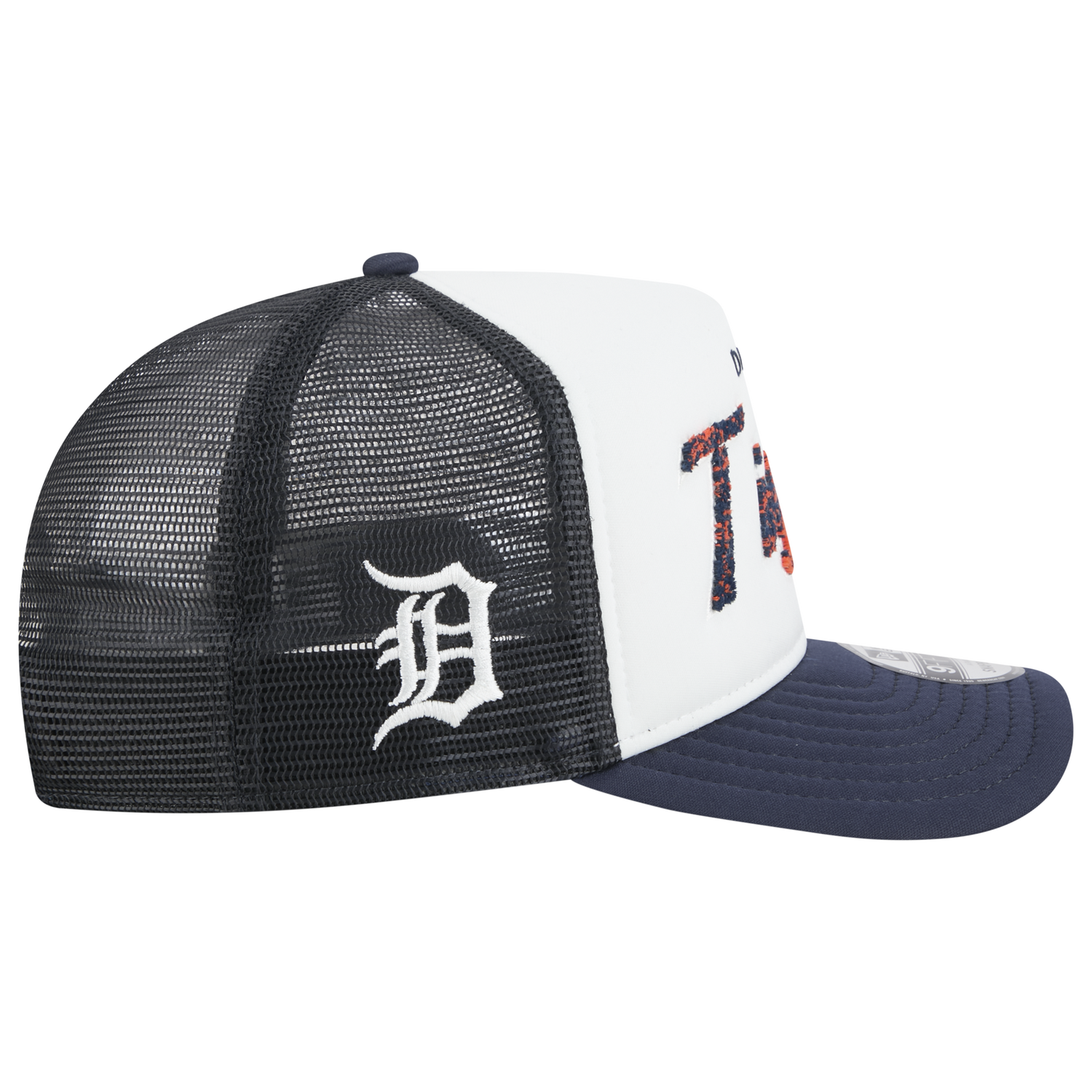 New Era Tigers F1 9FIFTY A-Frame Cap - Men's - Chalk White/Navy