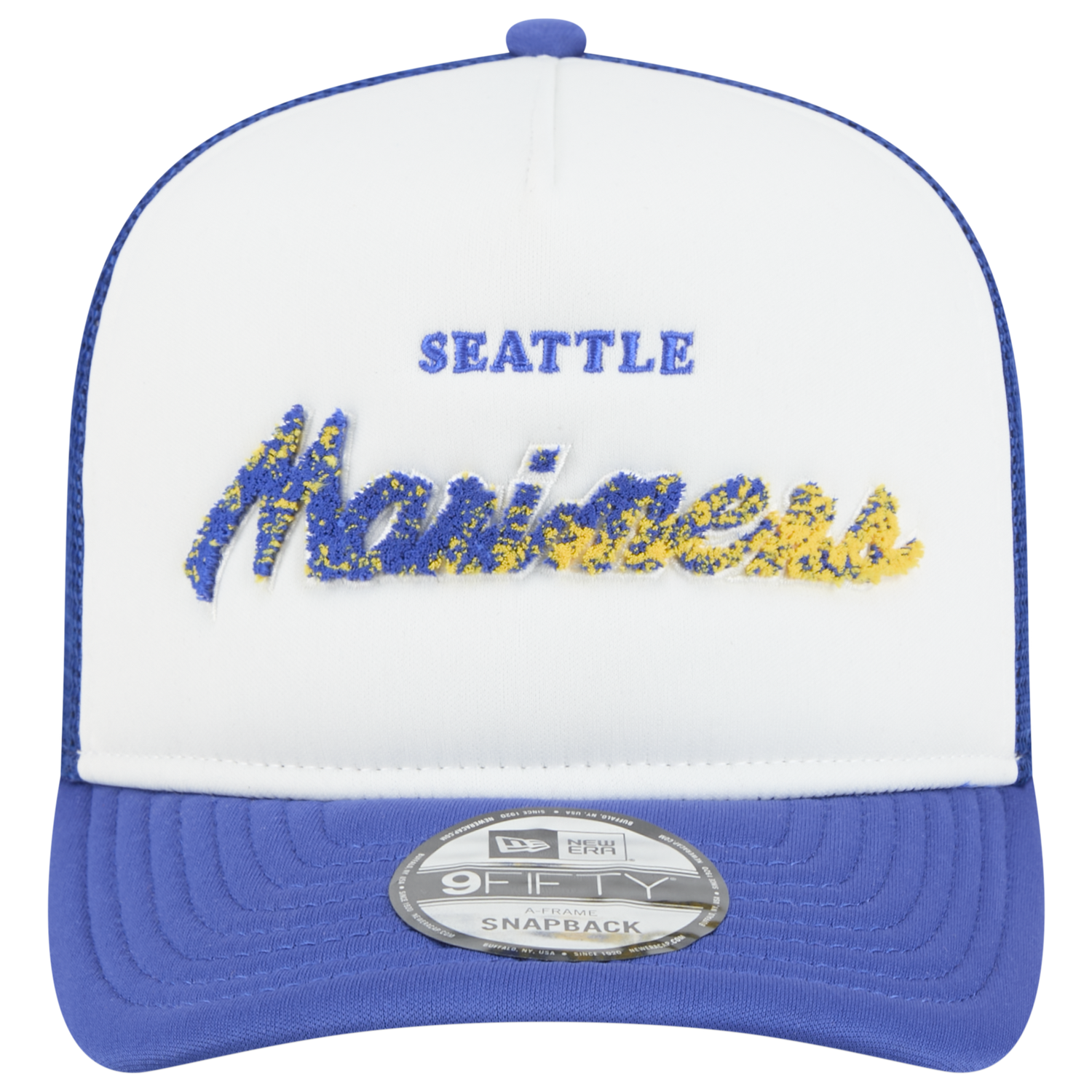 New Era Marlins F1 9FIFTY A-Frame Cap - Men's - Chalk White/Blue