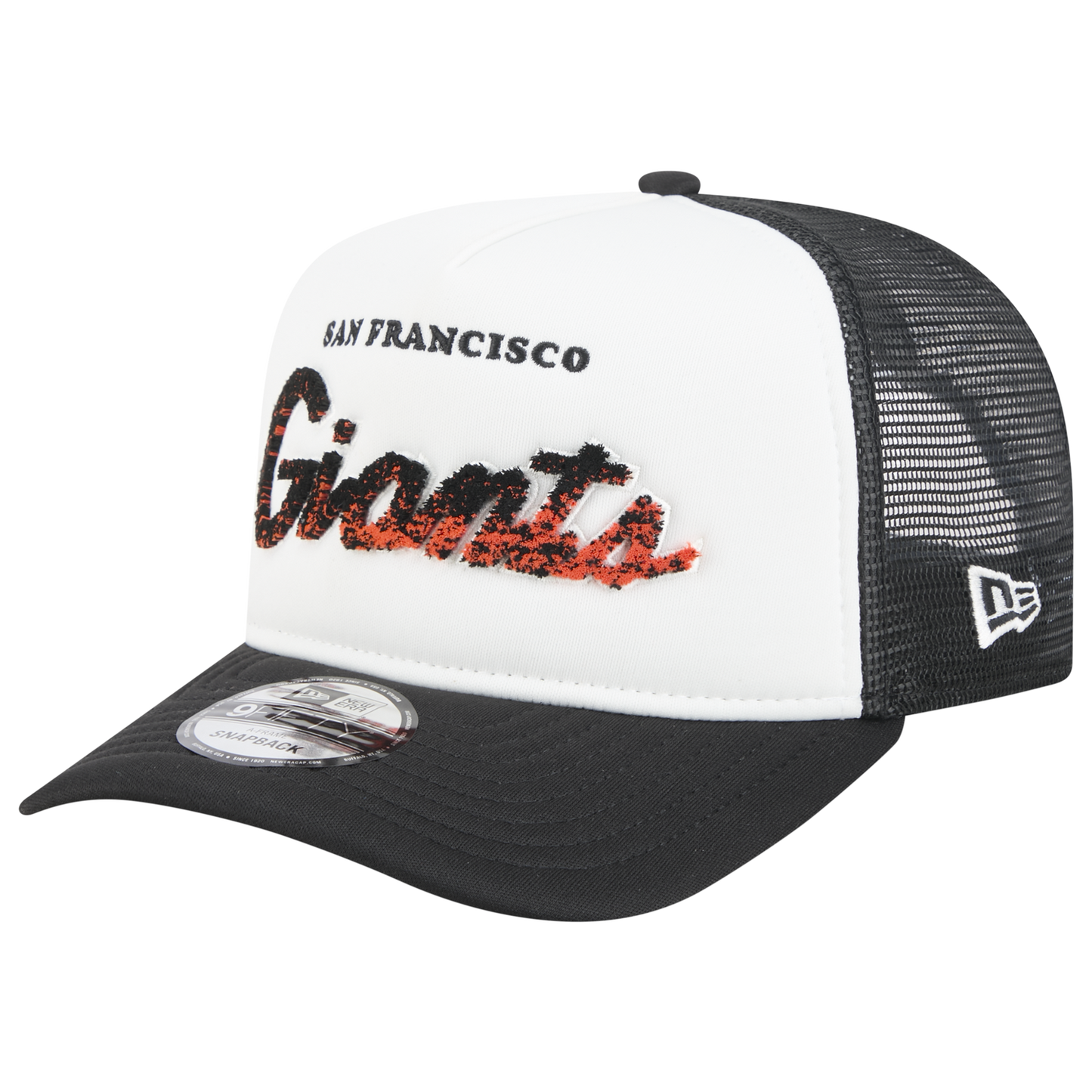 New Era Giants F1 9FIFTY A-Frame Cap - Men's - Chalk White/Black