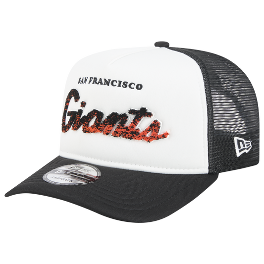 New Era Giants F1 9FIFTY A-Frame Cap - Men's - Chalk White/Black