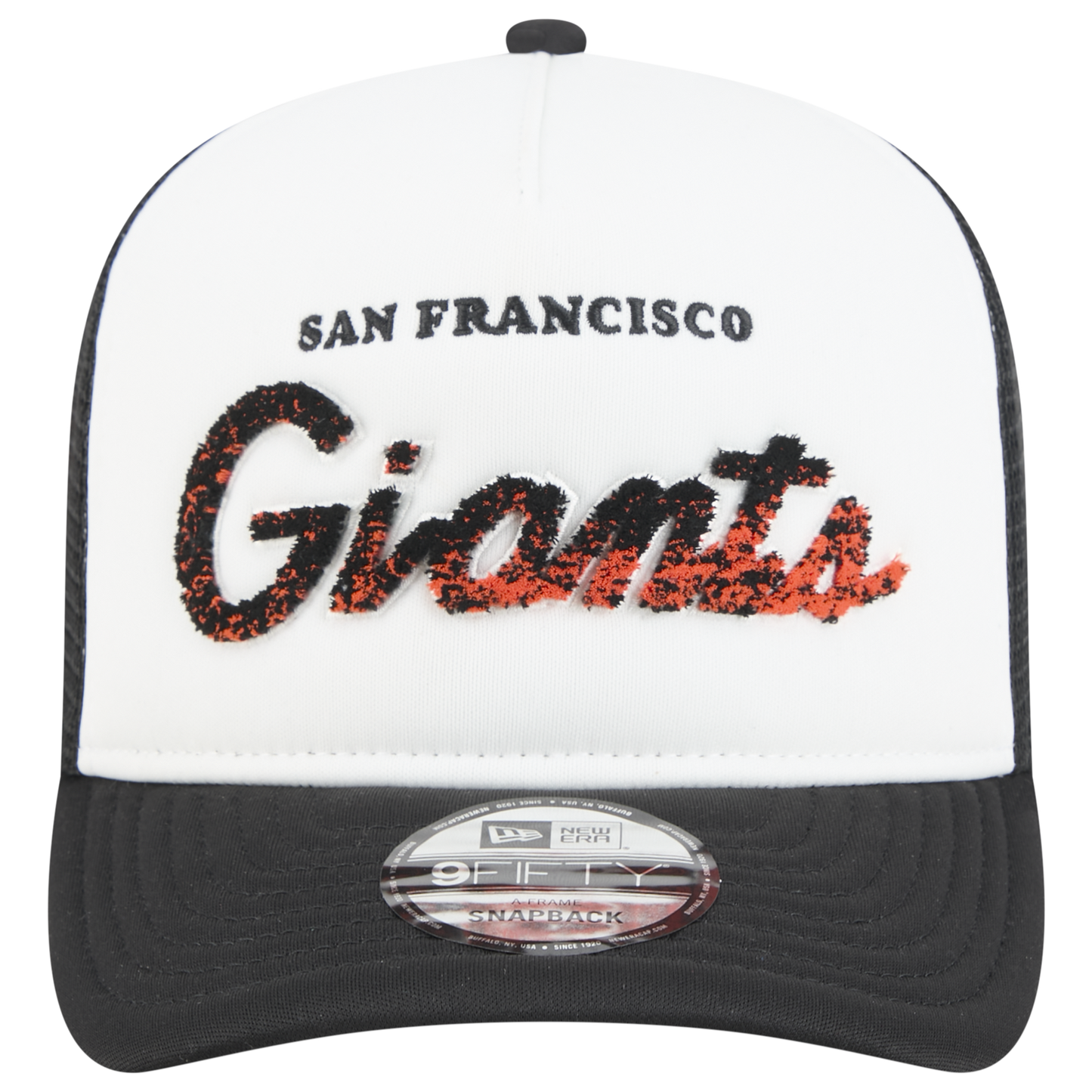 New Era Giants F1 9FIFTY A-Frame Cap - Men's - Chalk White/Black