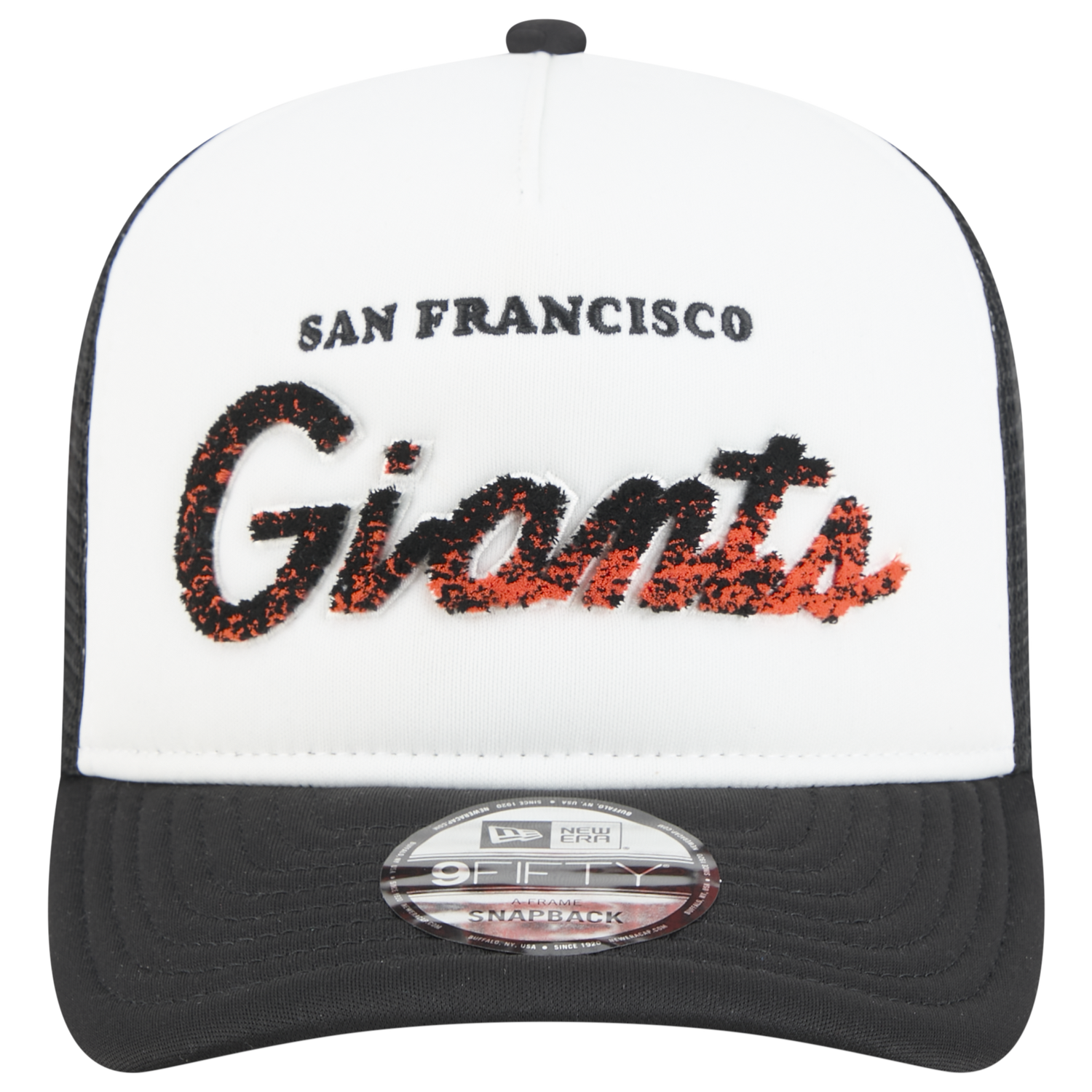 New Era Giants F1 9FIFTY A-Frame Cap - Men's - Chalk White/Black