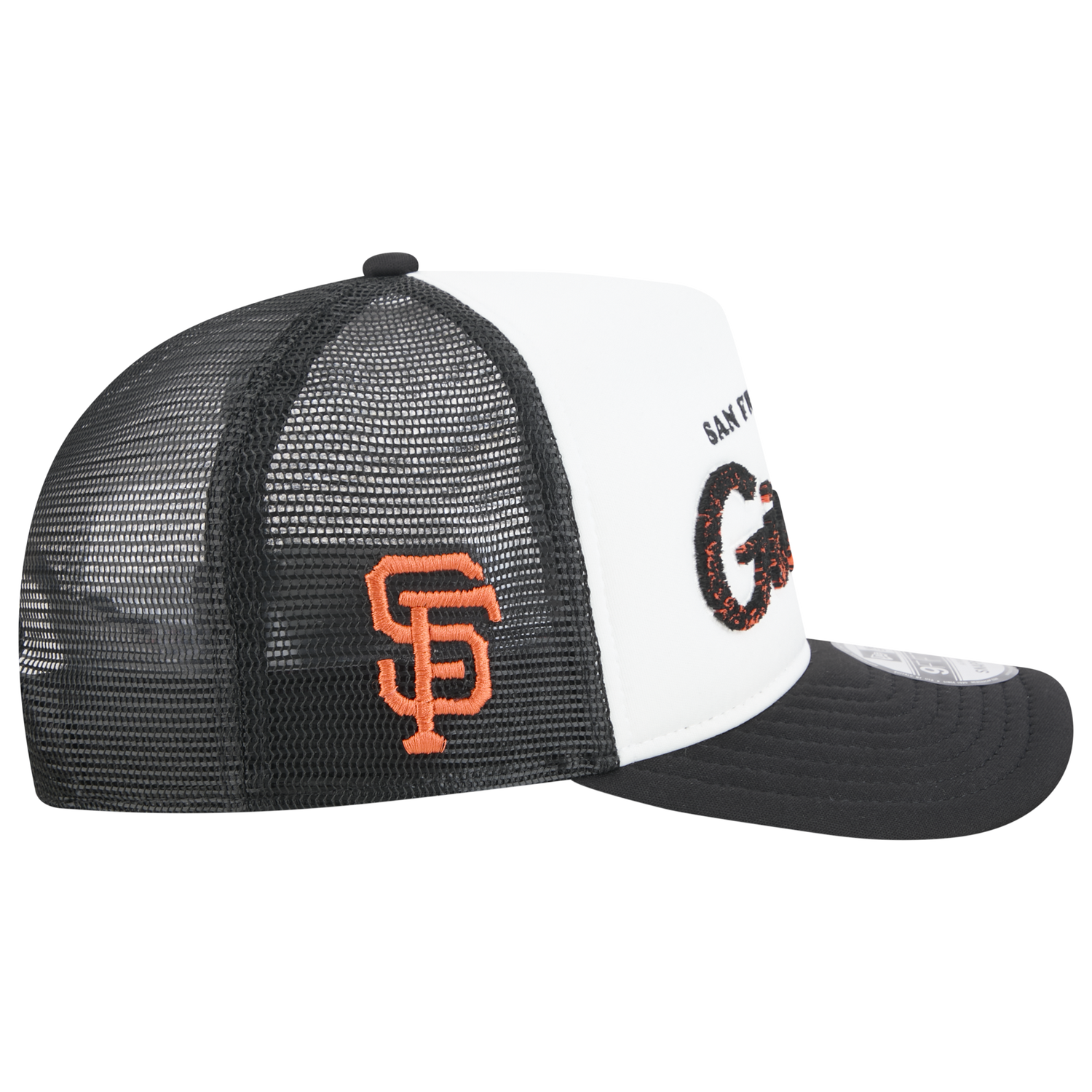 New Era Giants F1 9FIFTY A-Frame Cap - Men's - Chalk White/Black