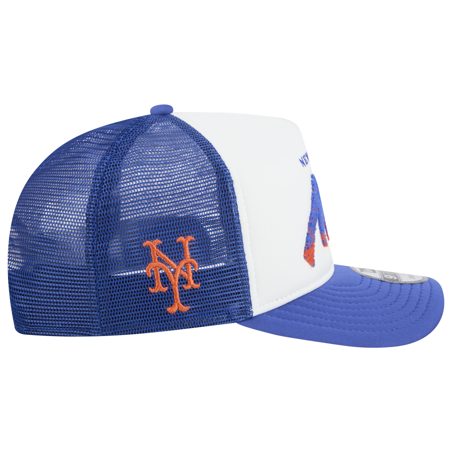New Era Mets F1 9FIFTY A-Frame Cap - Men's - Chalk White/Blue