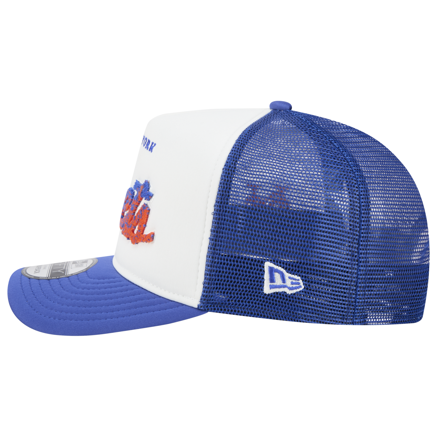 New Era Mets F1 9FIFTY A-Frame Cap - Men's - Chalk White/Blue