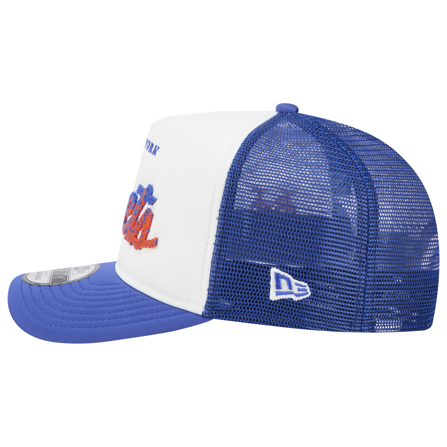 New Era Mets F1 9FIFTY A-Frame Cap - Men's - Chalk White/Blue