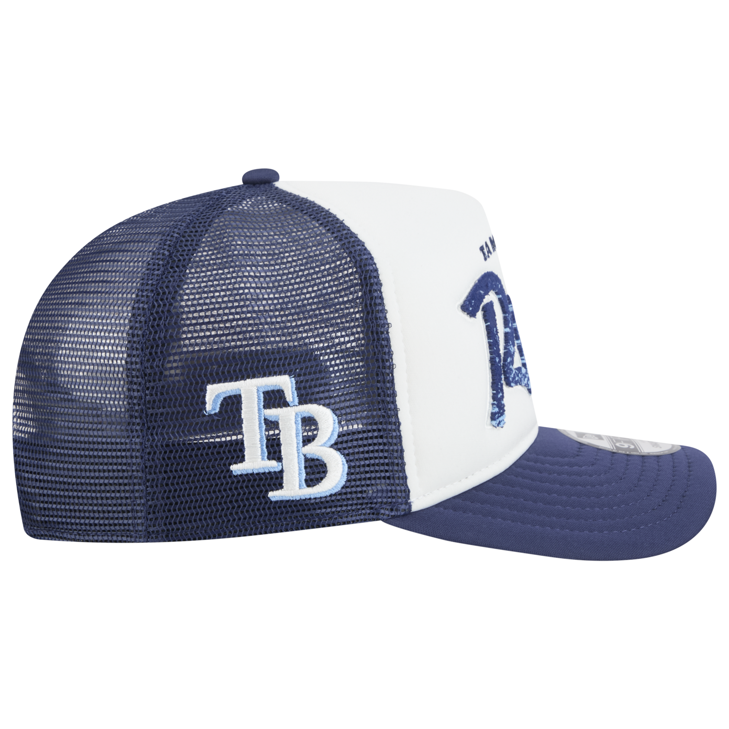New Era Rays F1 9FIFTY A-Frame Cap - Men's - Chalk White/Blue