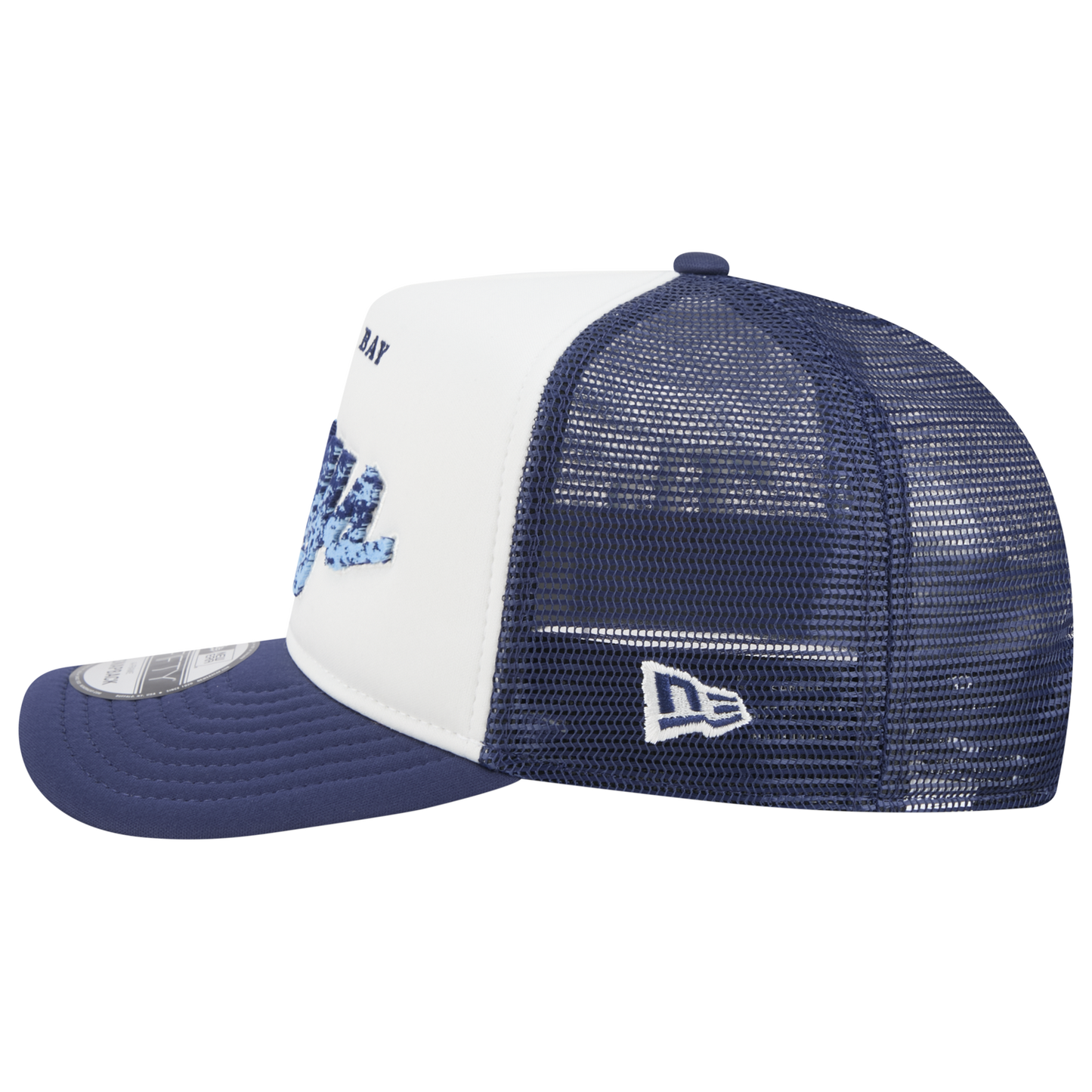 New Era Rays F1 9FIFTY A-Frame Cap - Men's - Chalk White/Blue