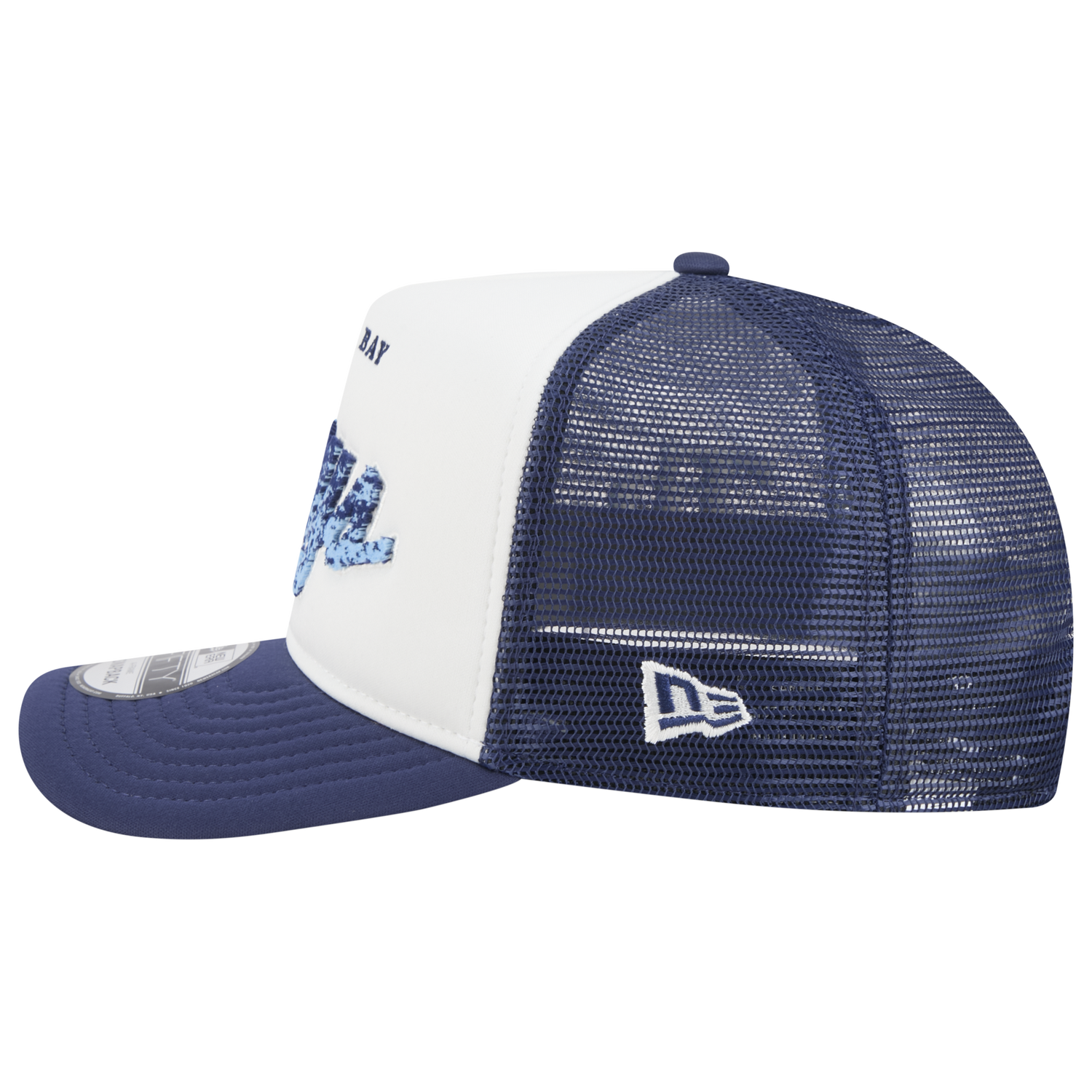 New Era Rays F1 9FIFTY A-Frame Cap - Men's - Chalk White/Blue