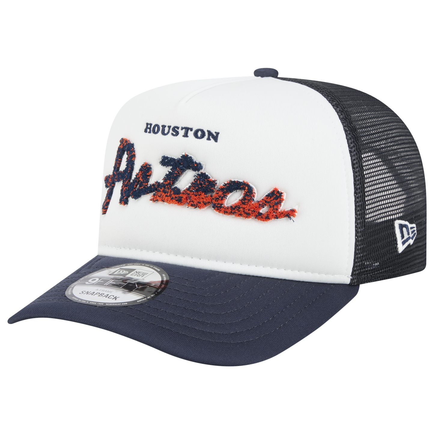 New Era Astros F1 9FIFTY A-Frame Cap - Men's - Chalk White/Navy