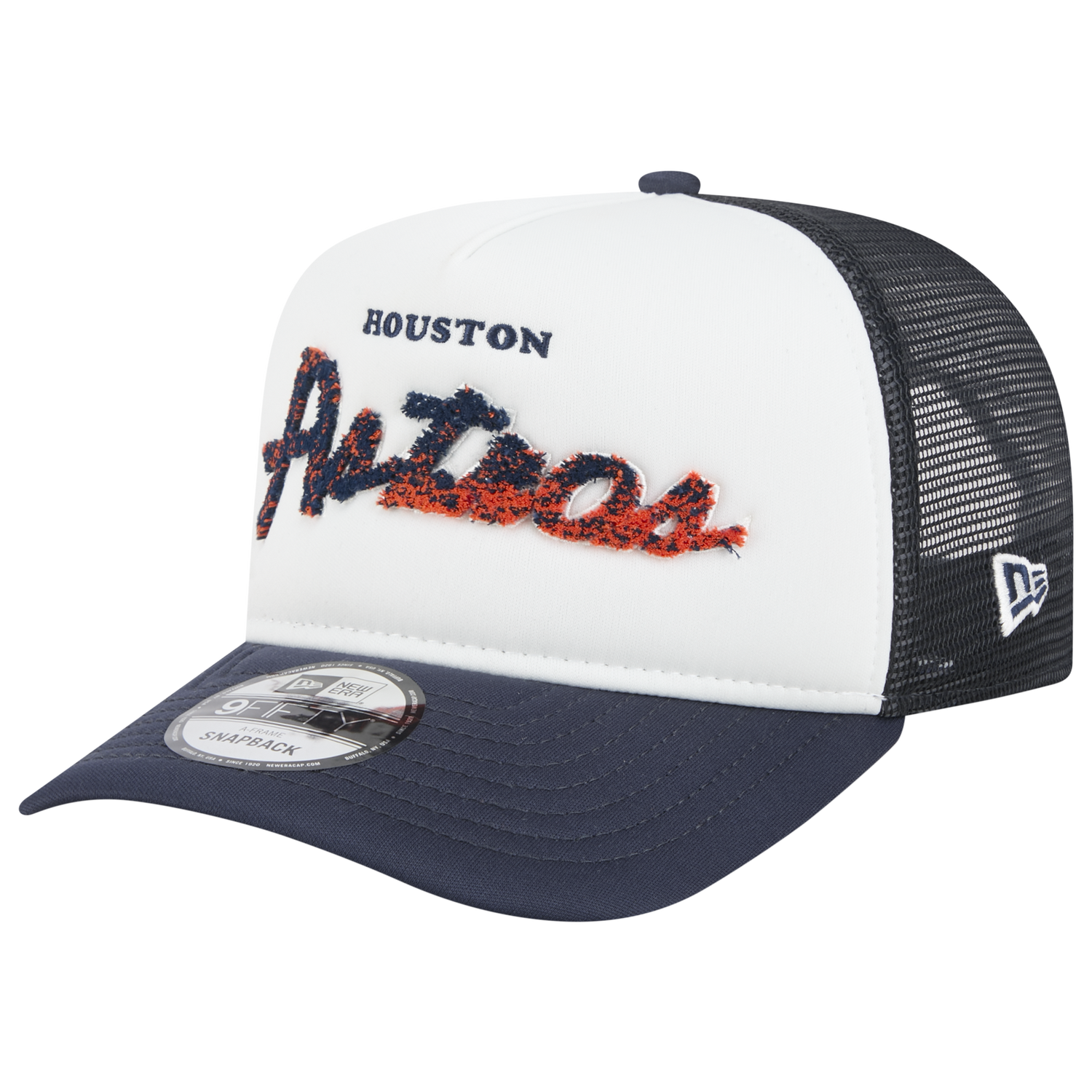New Era Astros F1 9FIFTY A-Frame Cap - Men's - Chalk White/Navy