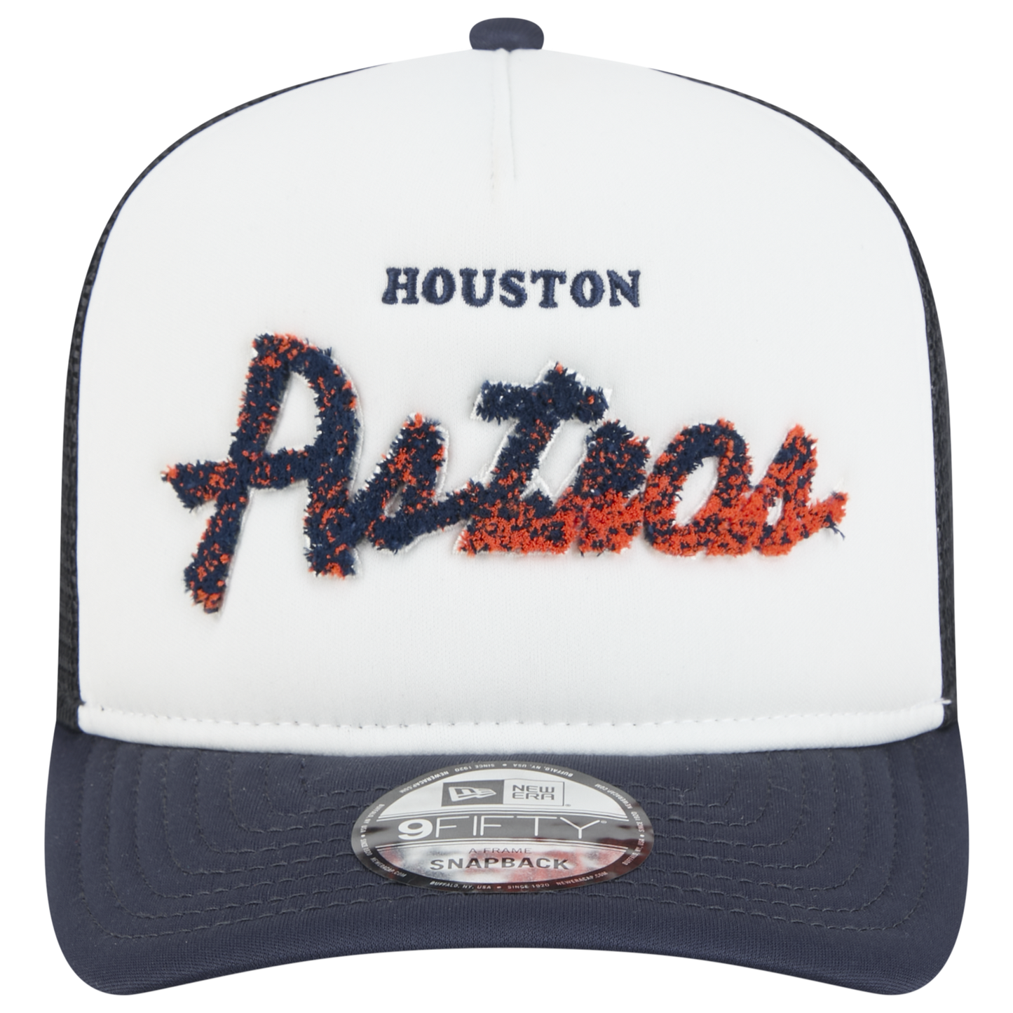 New Era Astros F1 9FIFTY A-Frame Cap - Men's - Chalk White/Navy
