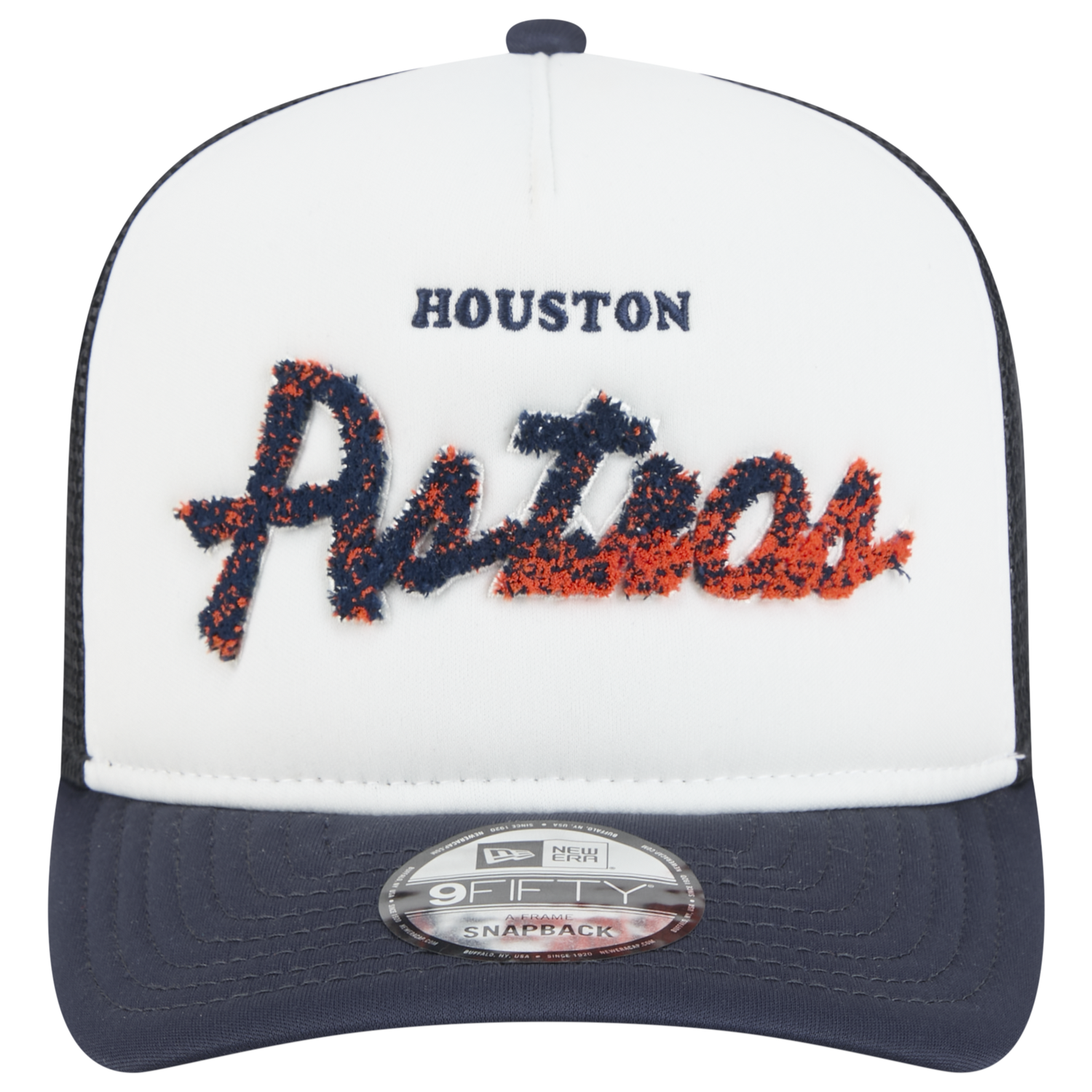 New Era Astros F1 9FIFTY A-Frame Cap - Men's - Chalk White/Navy