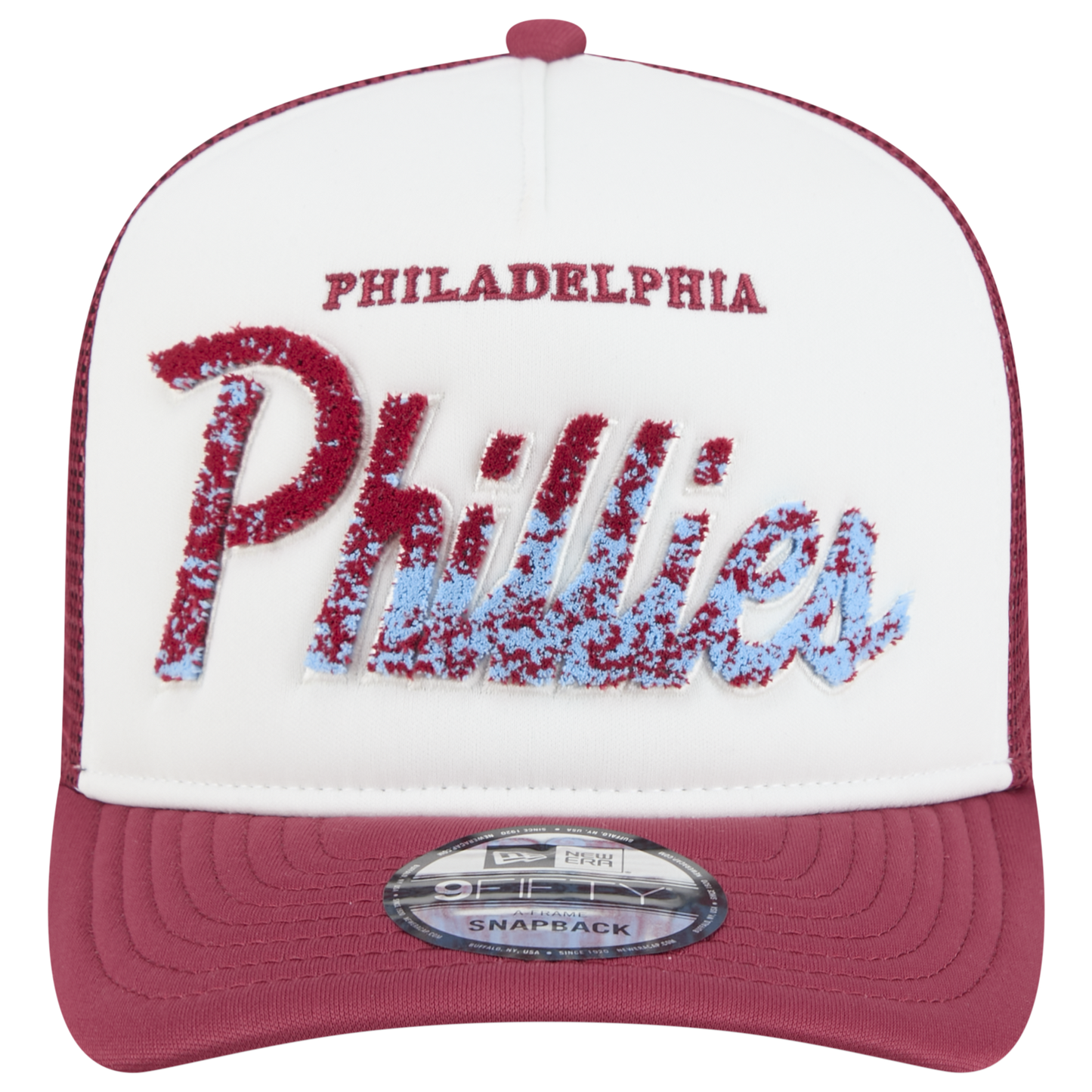 New Era Phillies F1 9FIFTY A-Frame Cap - Men's - Chalk White/Red
