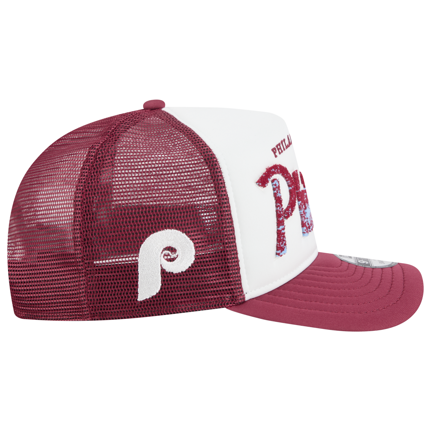 New Era Phillies F1 9FIFTY A-Frame Cap - Men's - Chalk White/Red