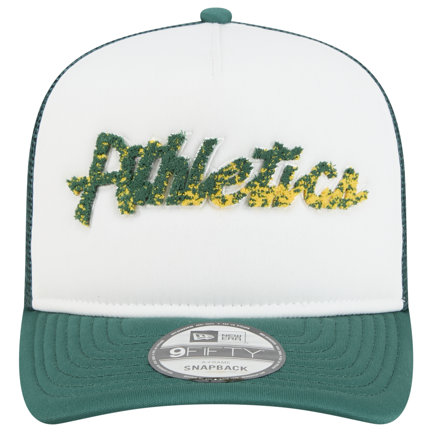 New Era Athletics F1 9FIFTY A-Frame Cap - Men's - Chalk White/Green