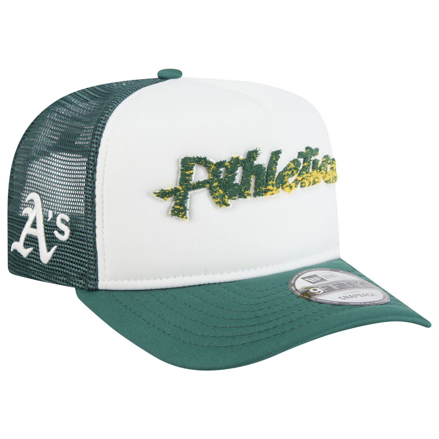 New Era Athletics F1 9FIFTY A-Frame Cap - Men's - Chalk White/Green