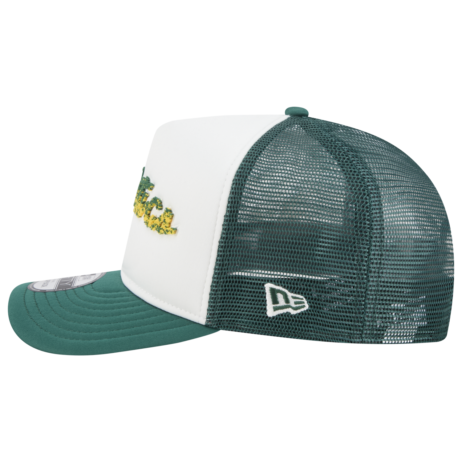 New Era Athletics F1 9FIFTY A-Frame Cap - Men's - Chalk White/Green