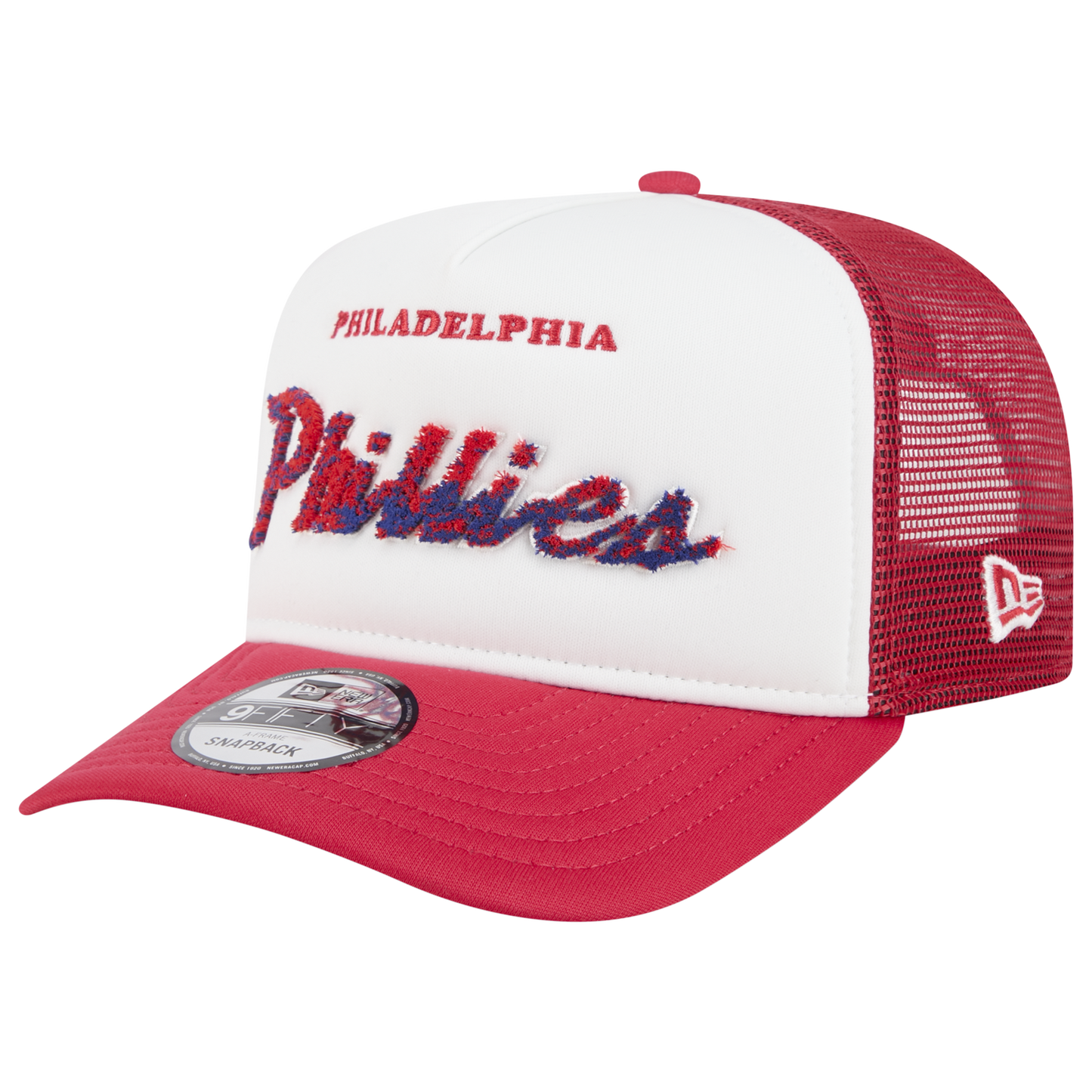New Era Phillies F1 9FIFTY A-Frame Cap - Men's - Chalk White/Red (60915601)