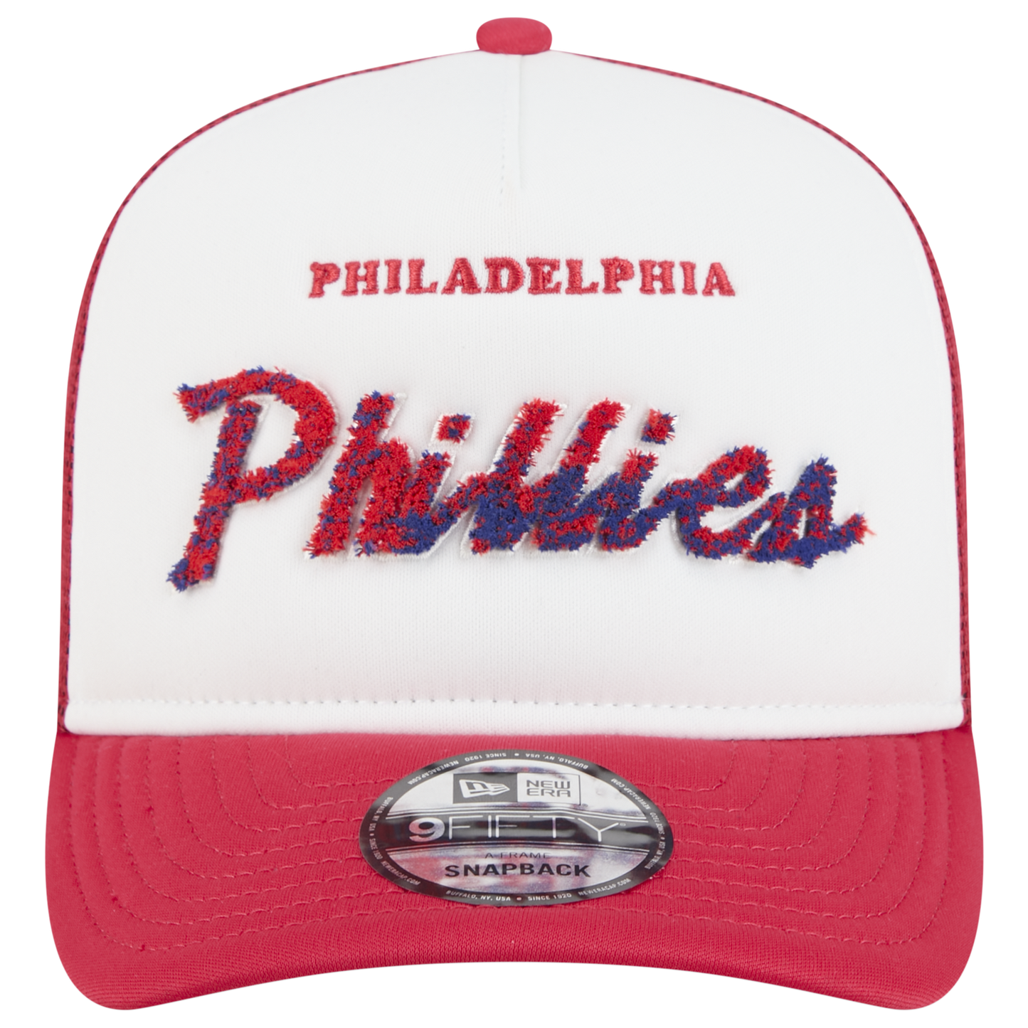 New Era Phillies F1 9FIFTY A-Frame Cap - Men's - Chalk White/Red (60915601)