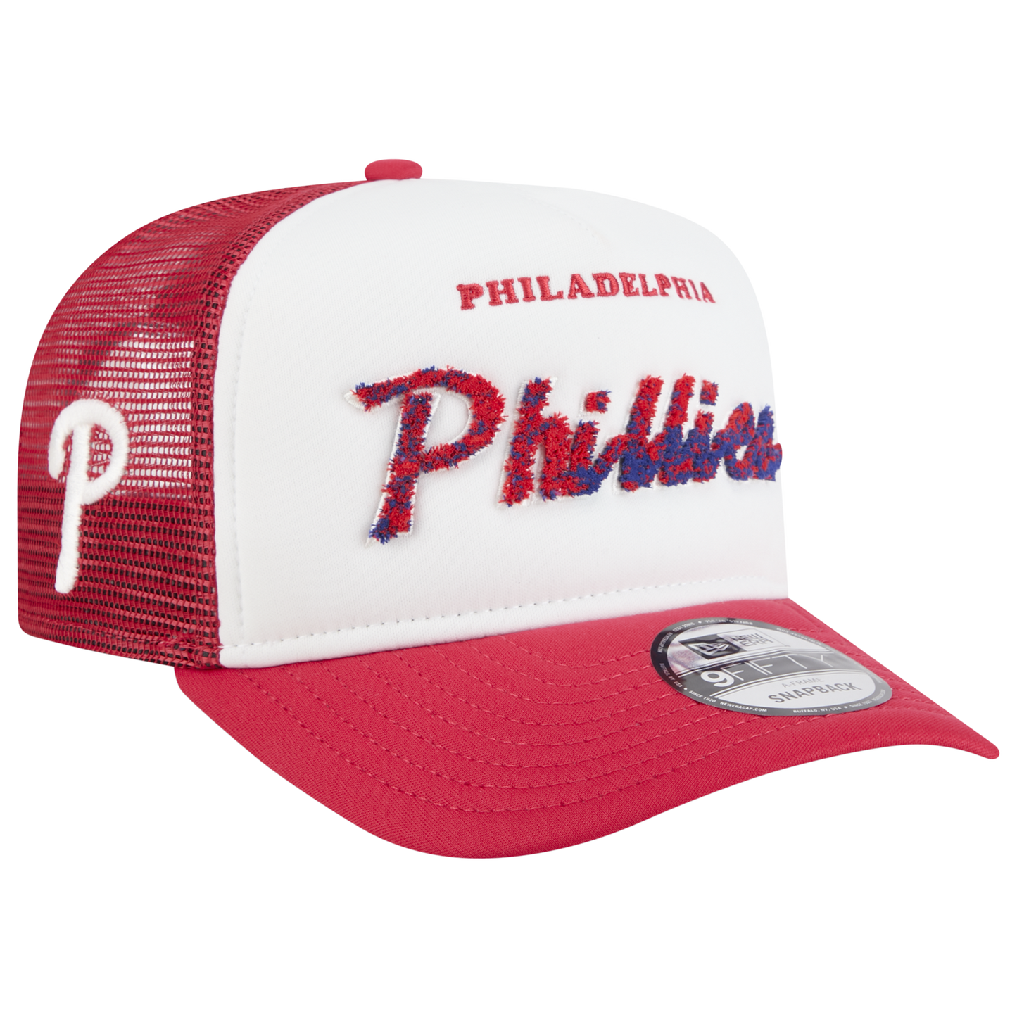 New Era Phillies F1 9FIFTY A-Frame Cap - Men's - Chalk White/Red (60915601)