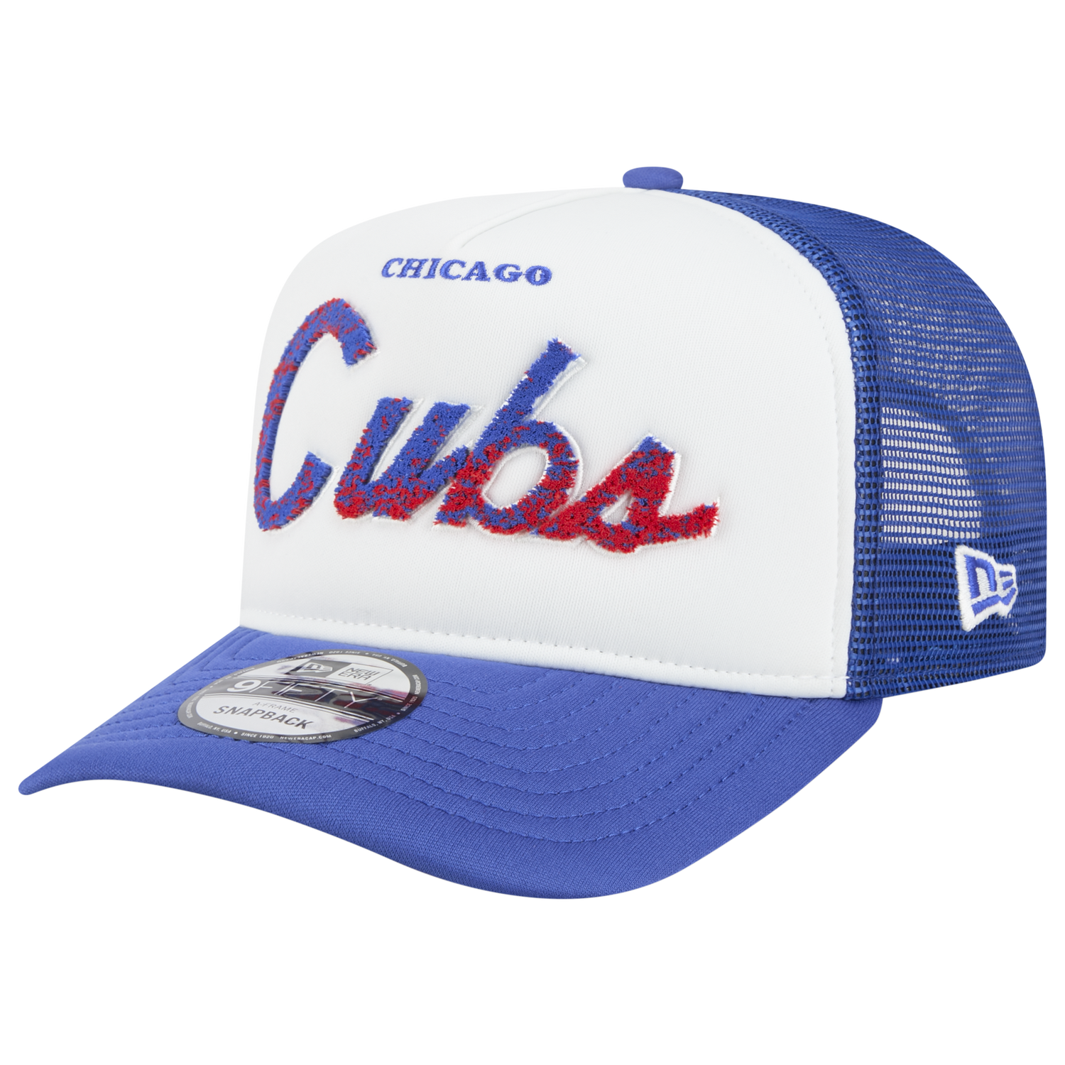 New Era Cubs F1 9FIFTY A-Frame Cap - Men's - Blue/Chalk White