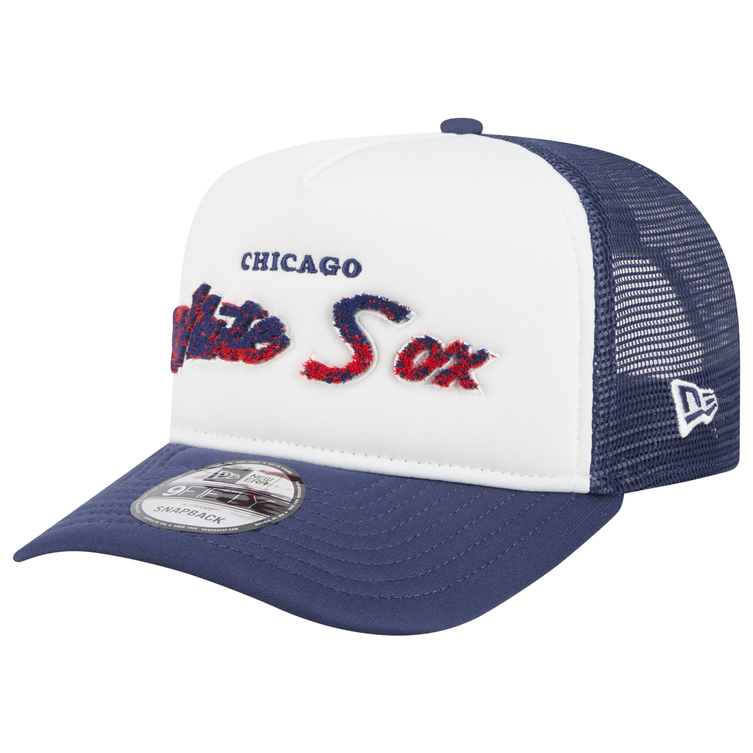 New Era White Sox F1 9FIFTY A-Frame Cap - Men's - Chalk White/Blue