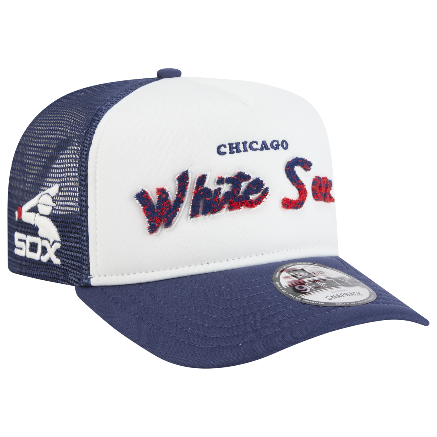 New Era White Sox F1 9FIFTY A-Frame Cap - Men's - Chalk White/Blue