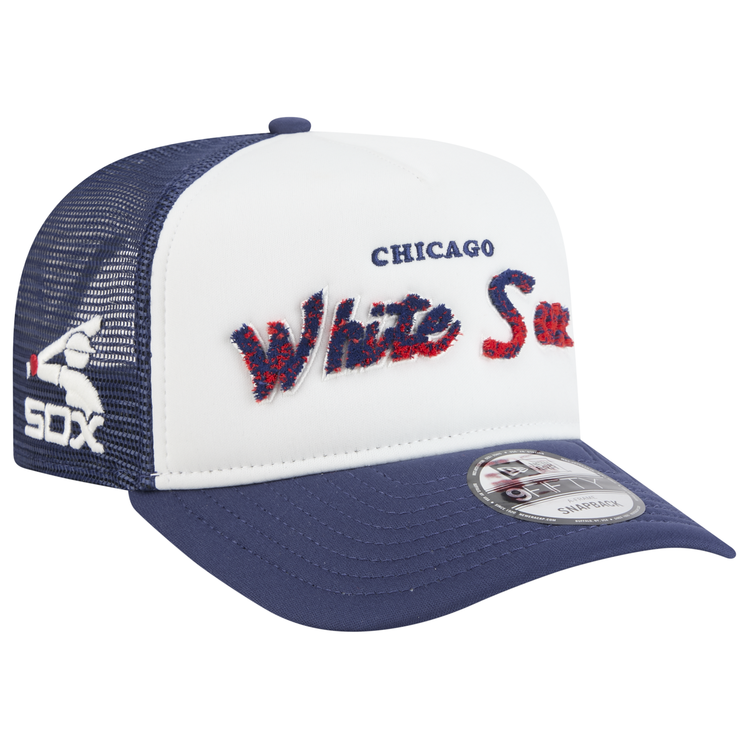 New Era White Sox F1 9FIFTY A-Frame Cap - Men's - Chalk White/Blue