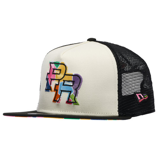 New Era Puerto Rico WBC 950AF Two Tone 34558 Cap - Men's - Cream/Black