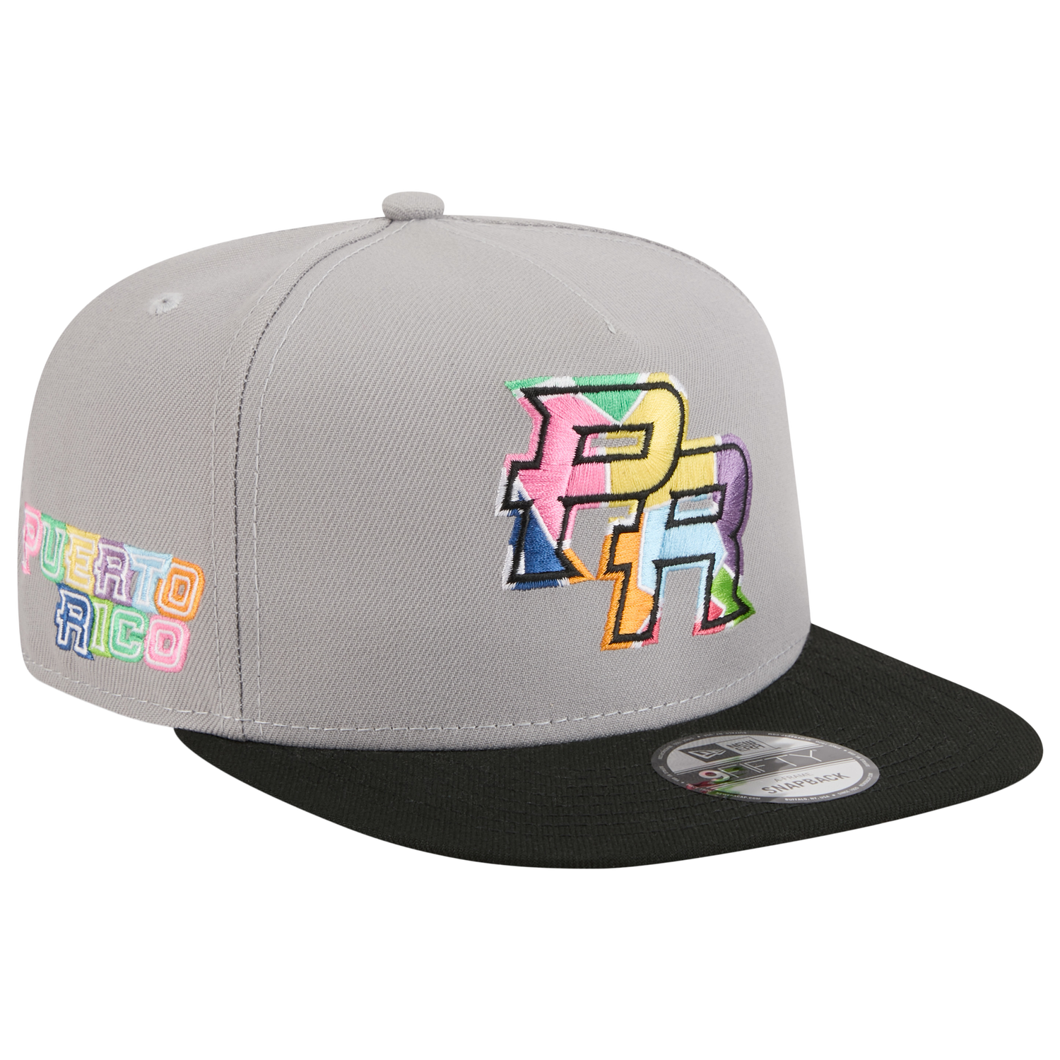 New Era Puerto Rico WBC 950AF 34561 Cap - Men's - Gray/Black