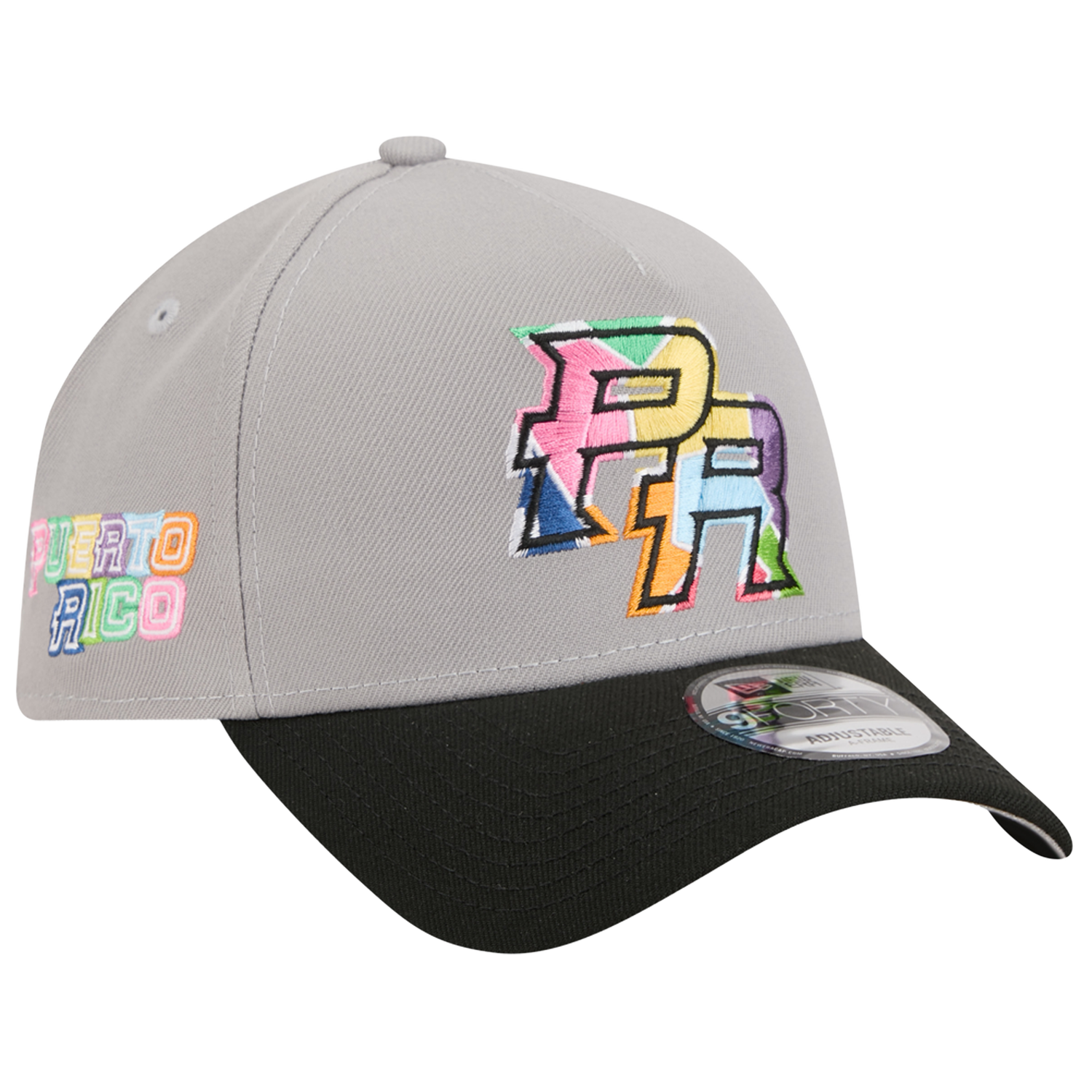 New Era Puerto Rico WBC 940AF 34562 Cap - Men's - Gray/Black
