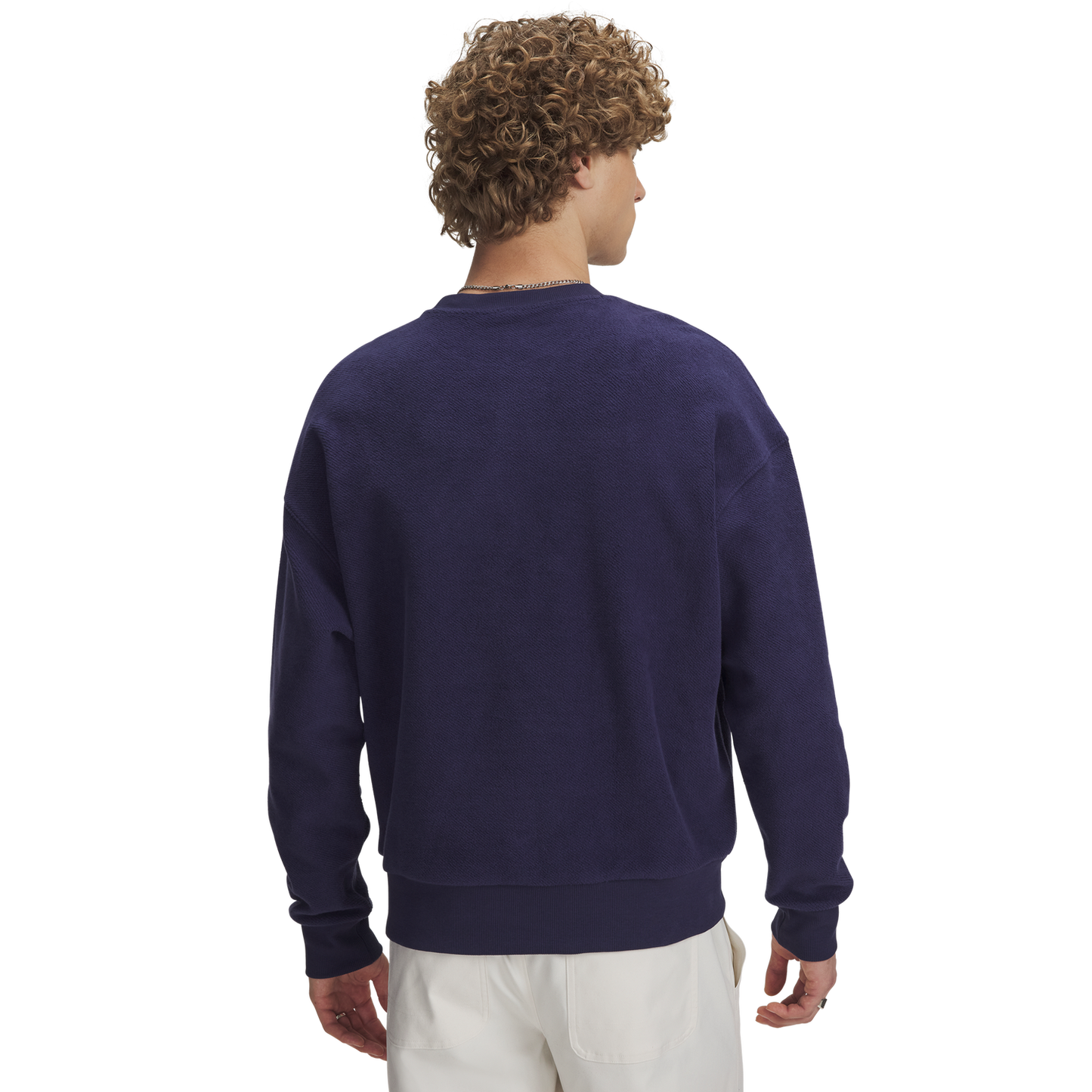 Under Armour Icon Rev Terry Crew - Men's - Washed Navy/Washed Navy