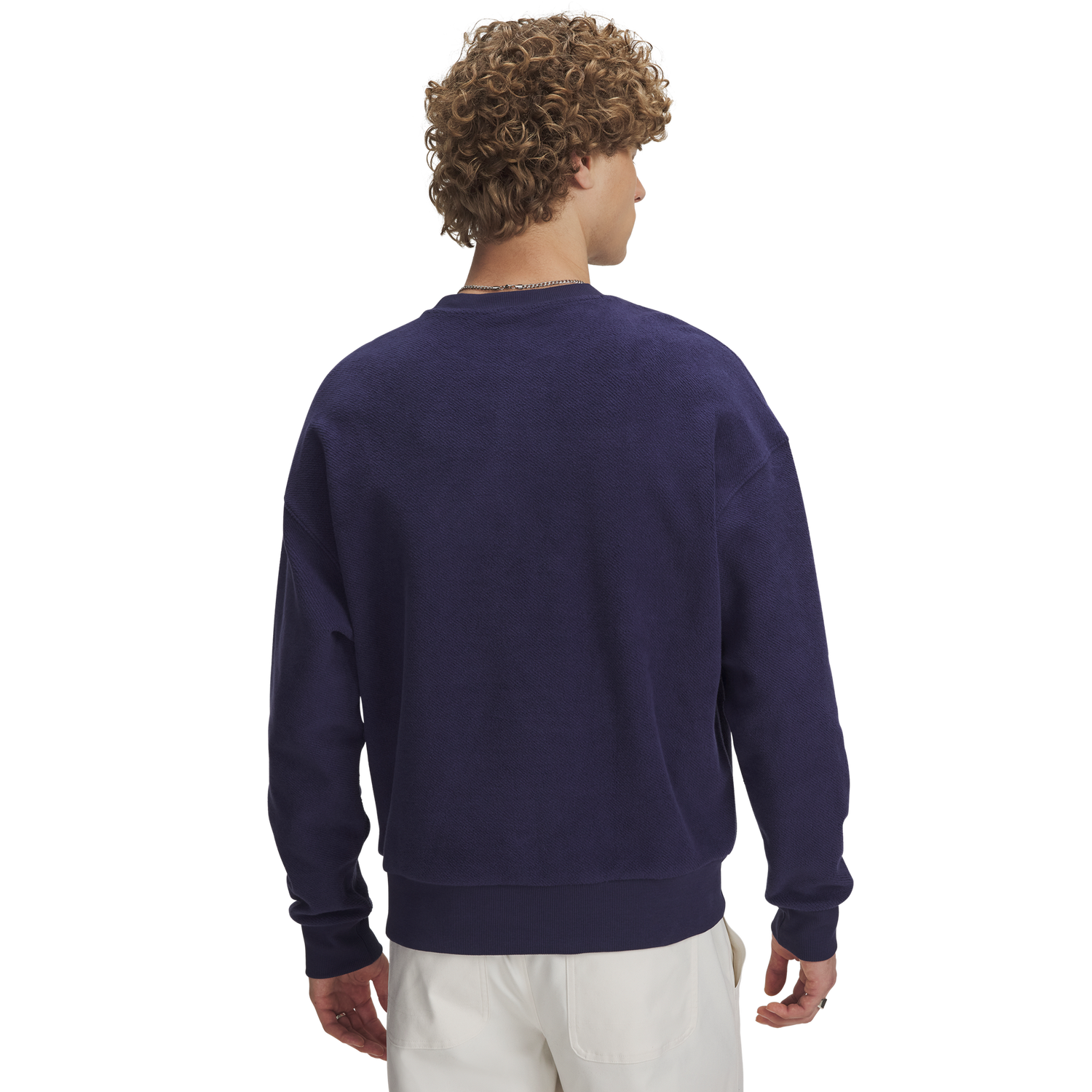 Under Armour Icon Rev Terry Crew - Men's - Washed Navy/Washed Navy