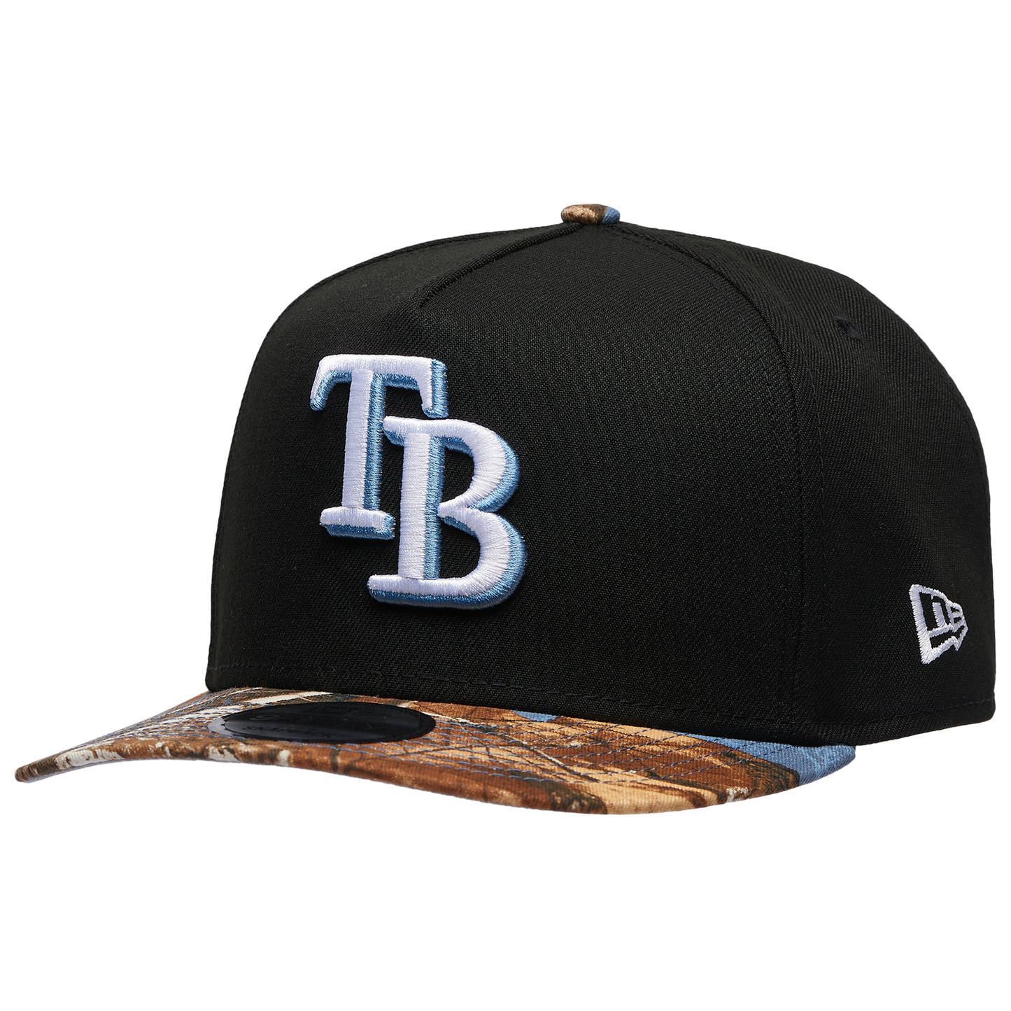 New Era Rays 950AF RealTree Blue Cap - Men's - Realtree Camo/Black