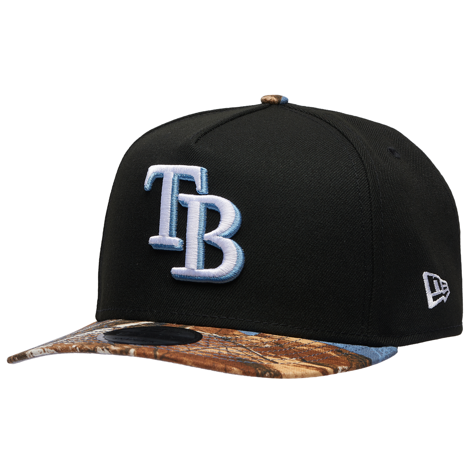 New Era Rays 950AF RealTree Blue Cap - Men's - Realtree Camo/Black