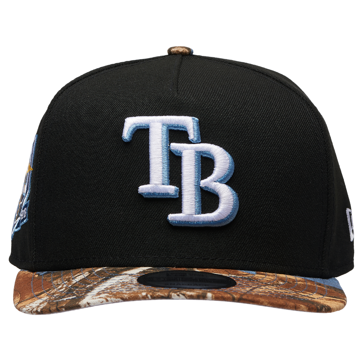New Era Rays 950AF RealTree Blue Cap - Men's - Realtree Camo/Black