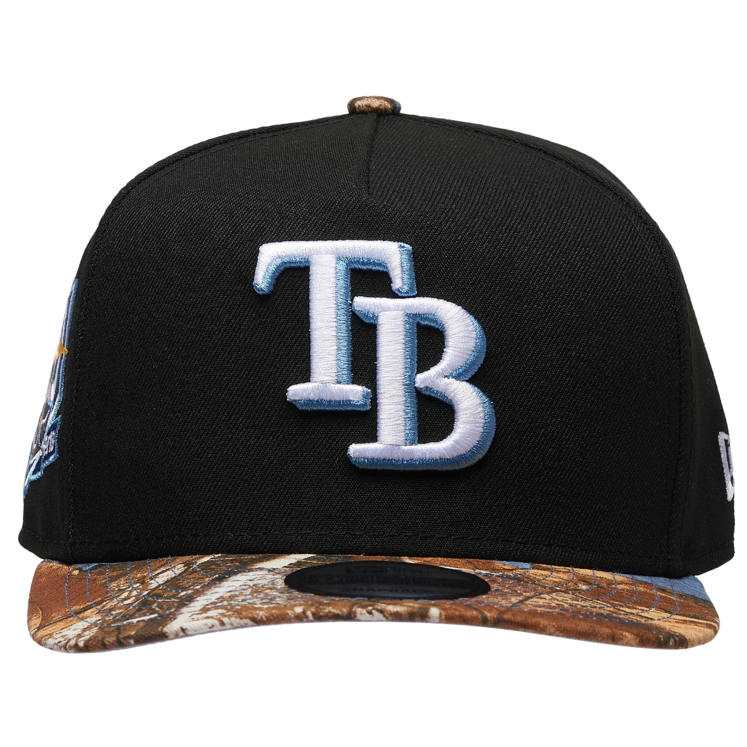 New Era Rays 950AF RealTree Blue Cap - Men's - Realtree Camo/Black