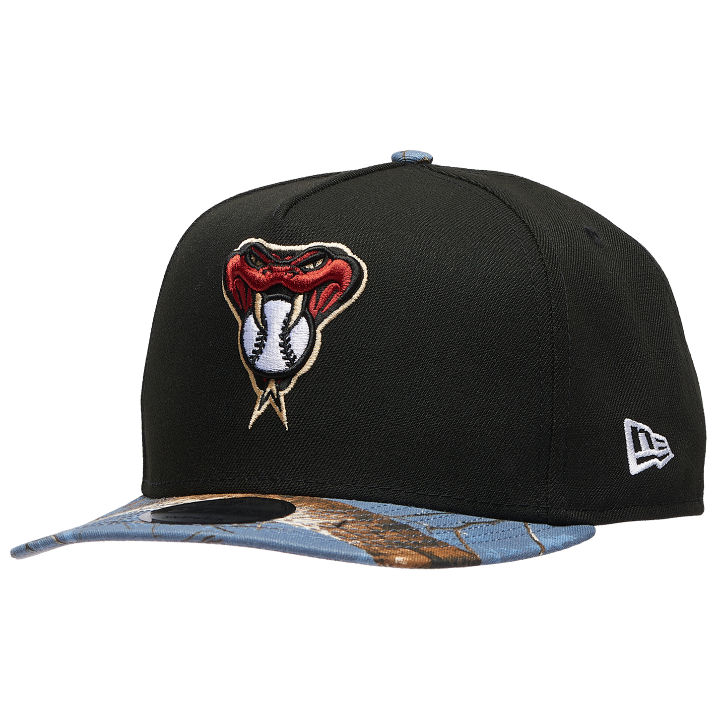 New Era Diamondbacks 950AF RealTree Blue Cap - Men's - Black/Realtree Camo