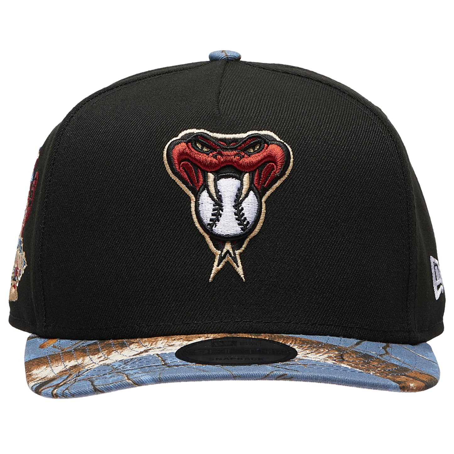 New Era Diamondbacks 950AF RealTree Blue Cap - Men's - Black/Realtree Camo